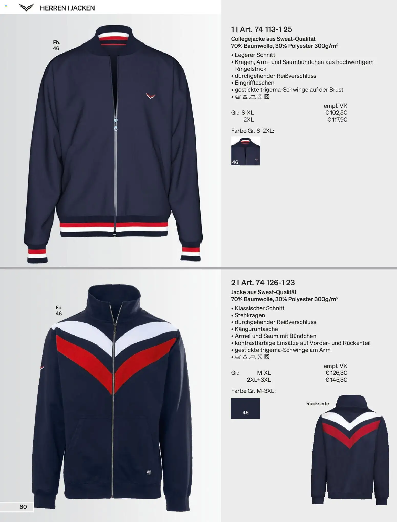 Trigema Prospekt – gültig ab 01.02.2026 | Seite: 60 | Produkte: Jacke