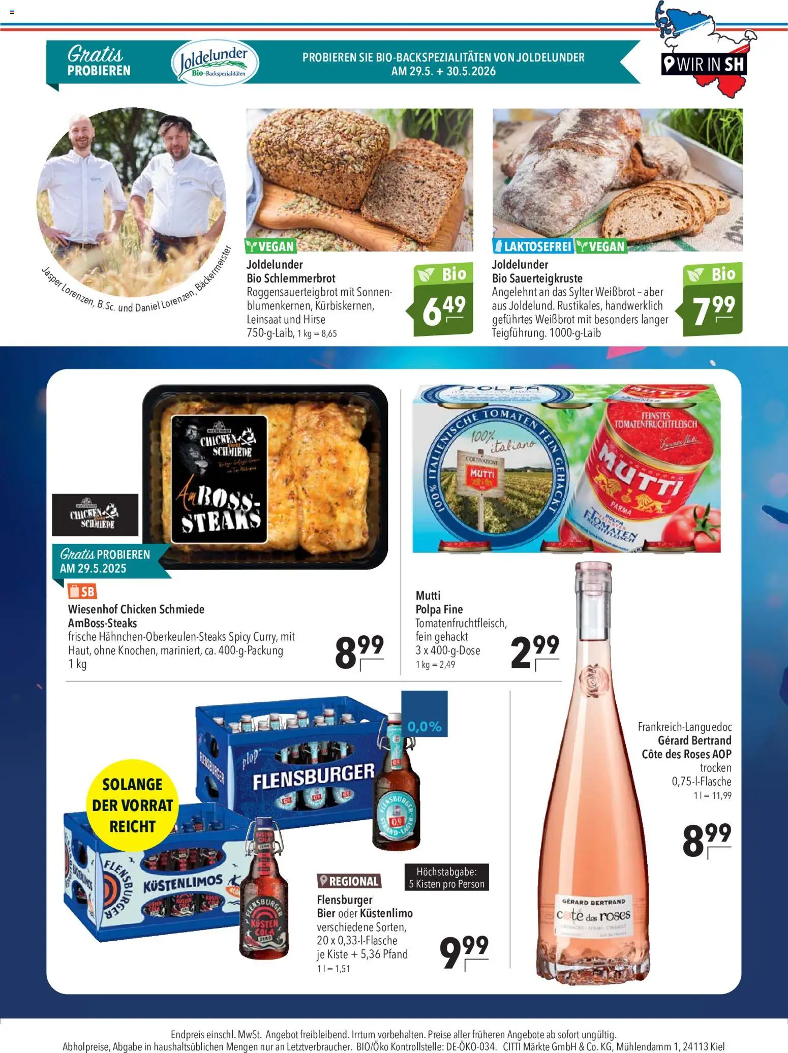 CITTI Markt 50 Jahre Flensburg – gültig ab 27.05.2026 | Seite: 2 | Produkte: Bier, Flensburger