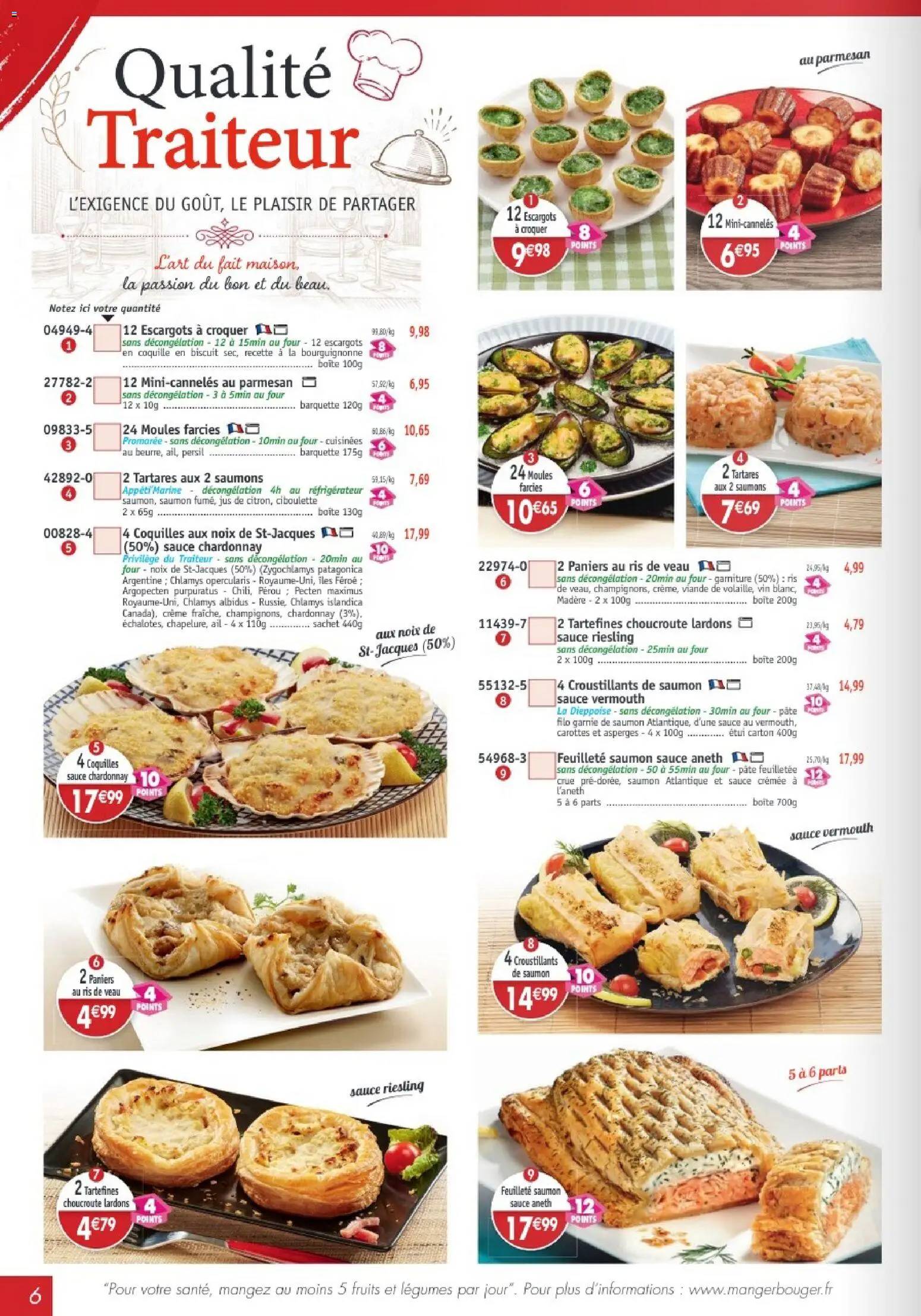 {H1} | Page: 6 | Produits: Étui, Réfrigérateur, Four, Lardons