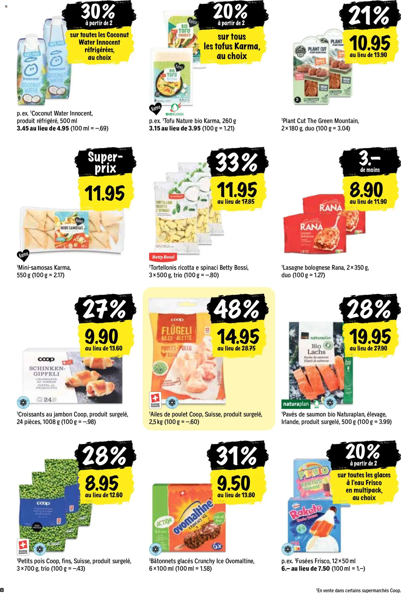 Coop aktionen FR – gültig ab 23.07.2026 | Seite: 8 | Produkte: Gipfeli, Lachs, Schinken