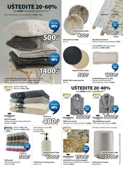 Jysk katalog - pregled Jysk kataloga - važi od 20.05.2026 | Strana: 9 | Proizvode: Krevet, Jastuk, Kupatilo, Bade mantil