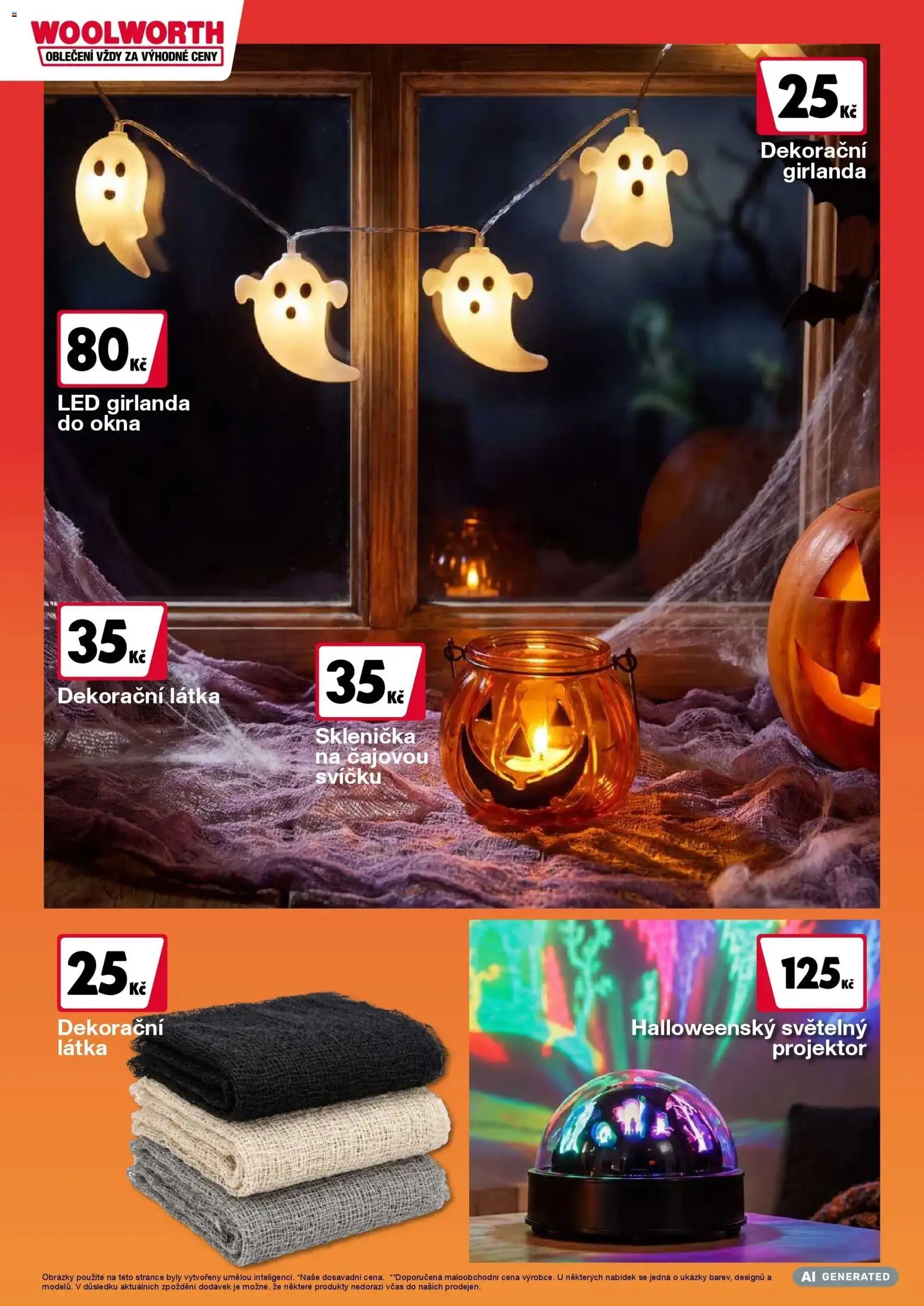 Woolworth leták - Trebic od 02.10.2026 | Strana: 16 | Produkty: Sklenička, Projektor, Girlanda led, LED