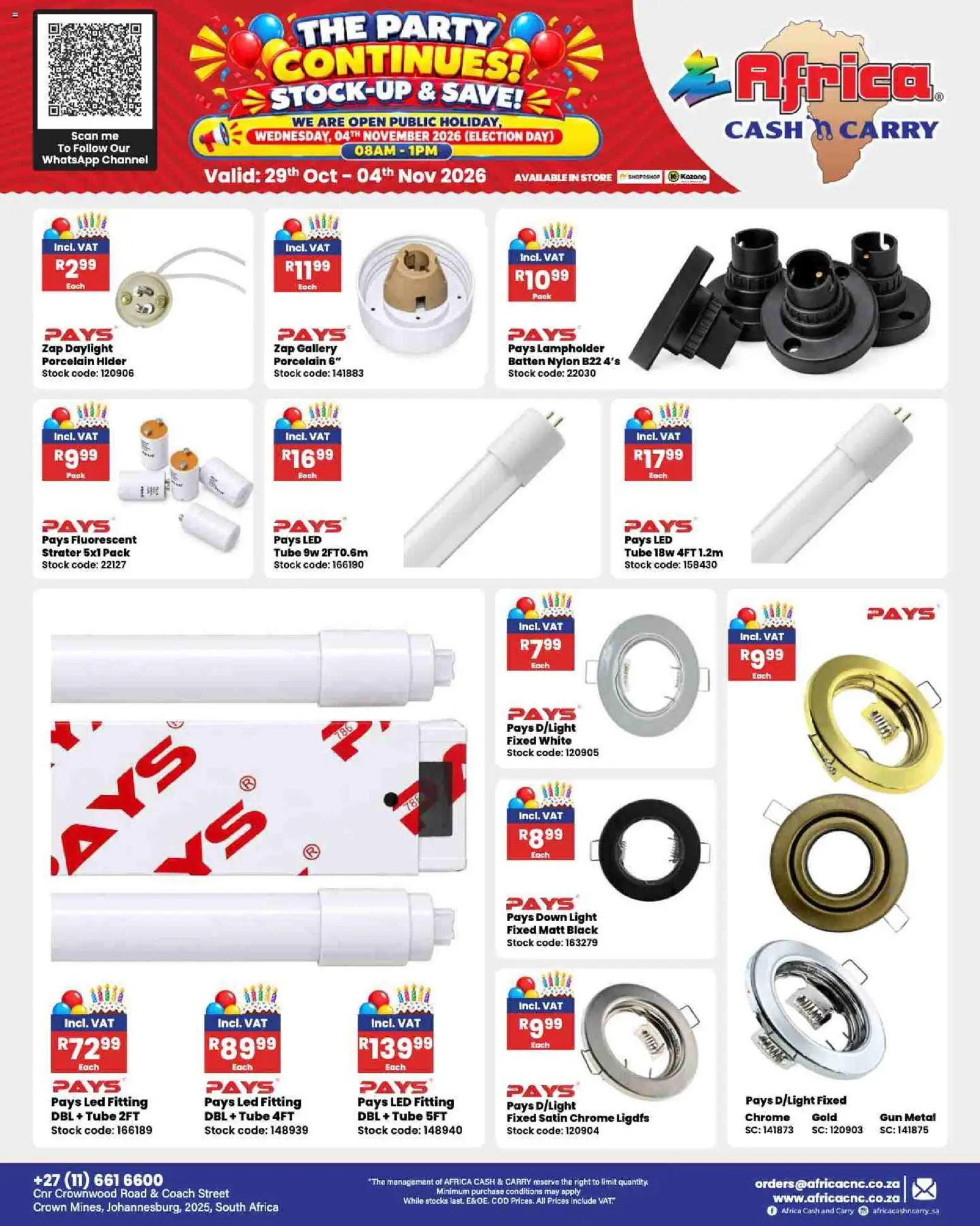 New Africa Cash & Carry catalogue – valid from 29/10/2026 | Page: 51