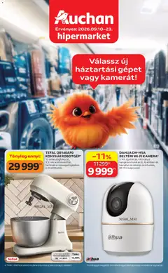 Auchan Kéthetes Elektronikai ajánlatok - amely érvényes a következő dátumtól: 2026.09.10.