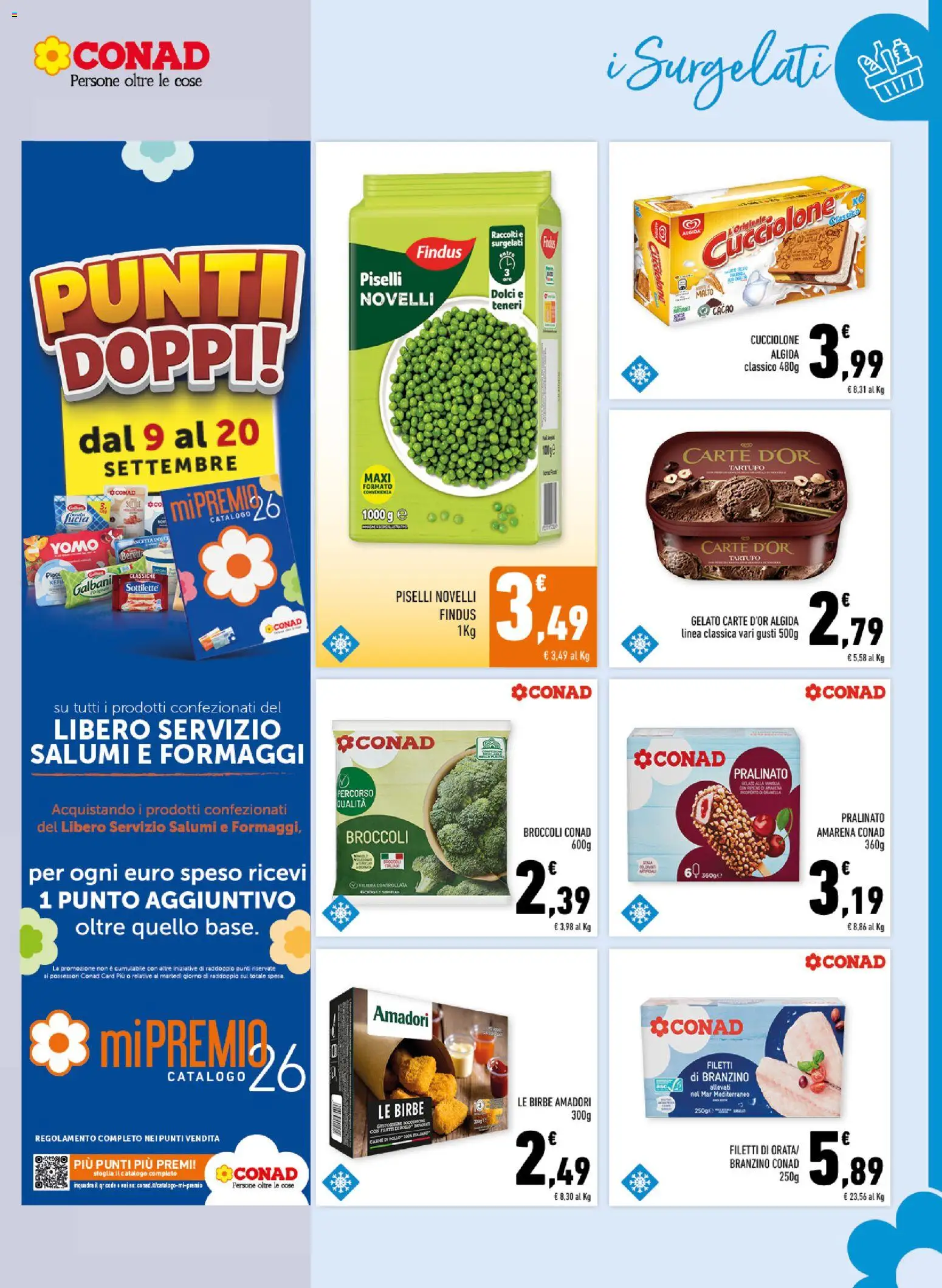 Volantino Conad del 09/09/2026 | Pagina: 5 | Prodotti: Tartufo, Pollo, Nuggets, Cacao