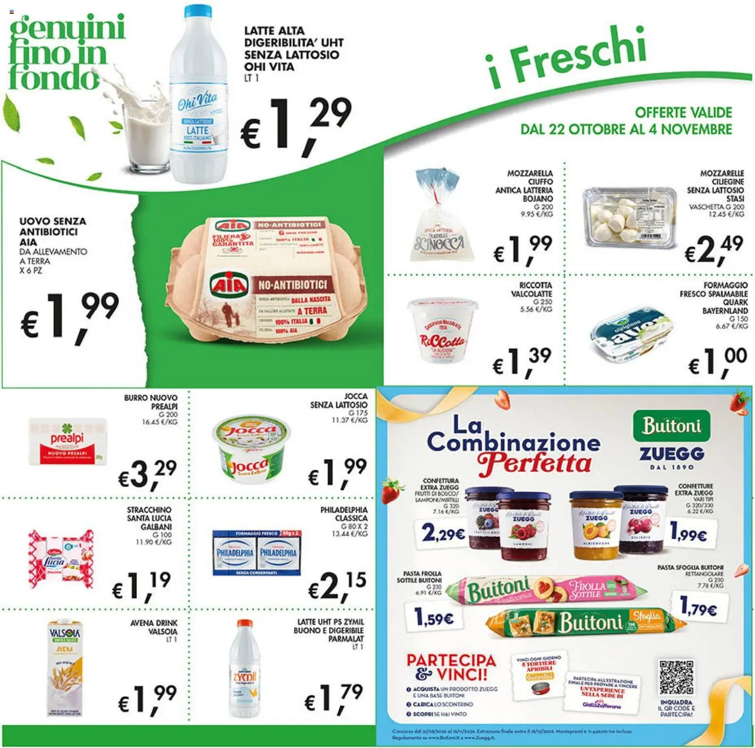 Volantino Coal del 22/10/2026 | Pagina: 10 | Prodotti: Pasta sfoglia, Formaggio, Pasta, Stracchino