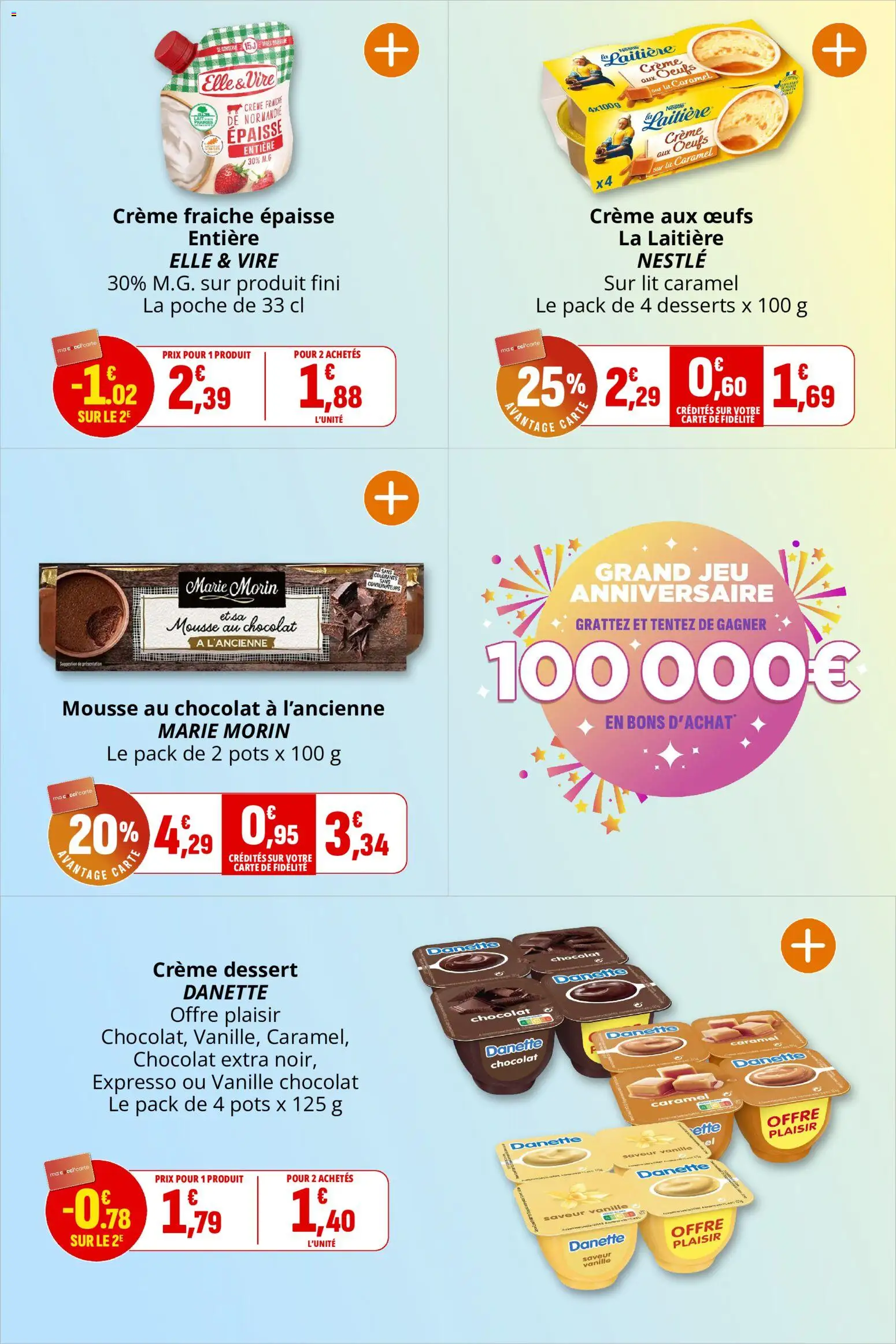 {H1} | Page: 10 | Produits: Mousse, Lit, Chocolat, Crème fraiche