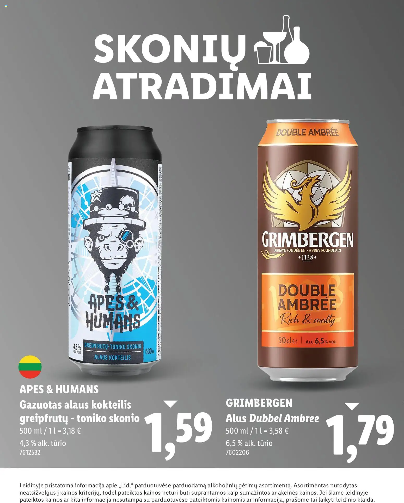 LIDL akcijos nuo 04.12.2025 | Puslapis: 6 | Prekių: Alus