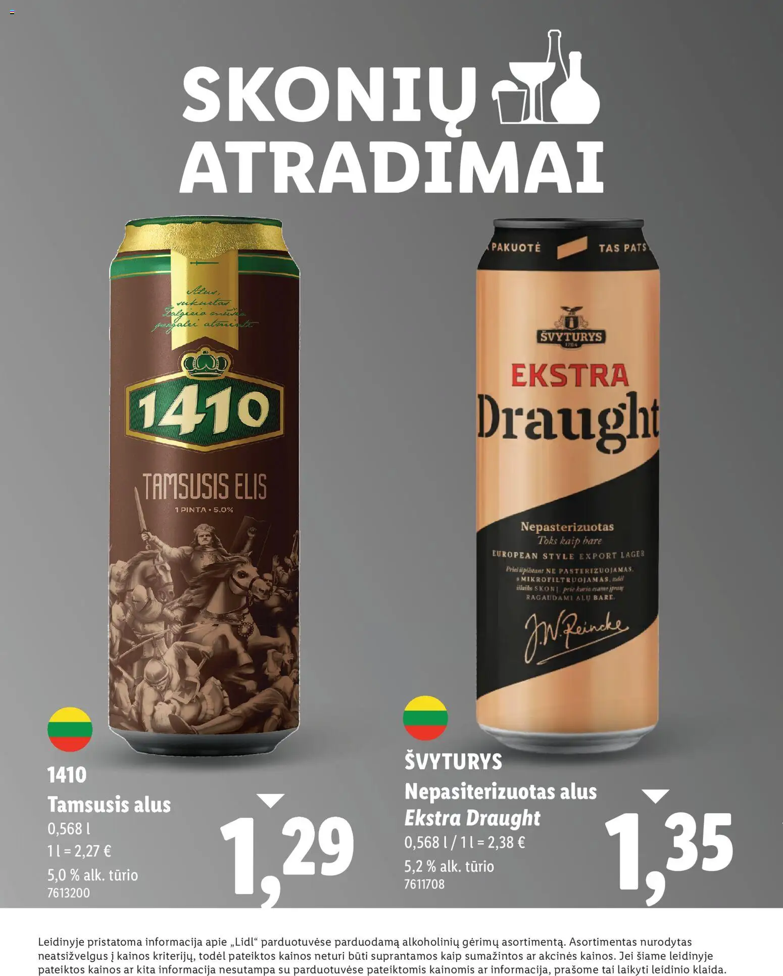 LIDL akcijos nuo 04.12.2025 | Puslapis: 6 | Prekių: Alus