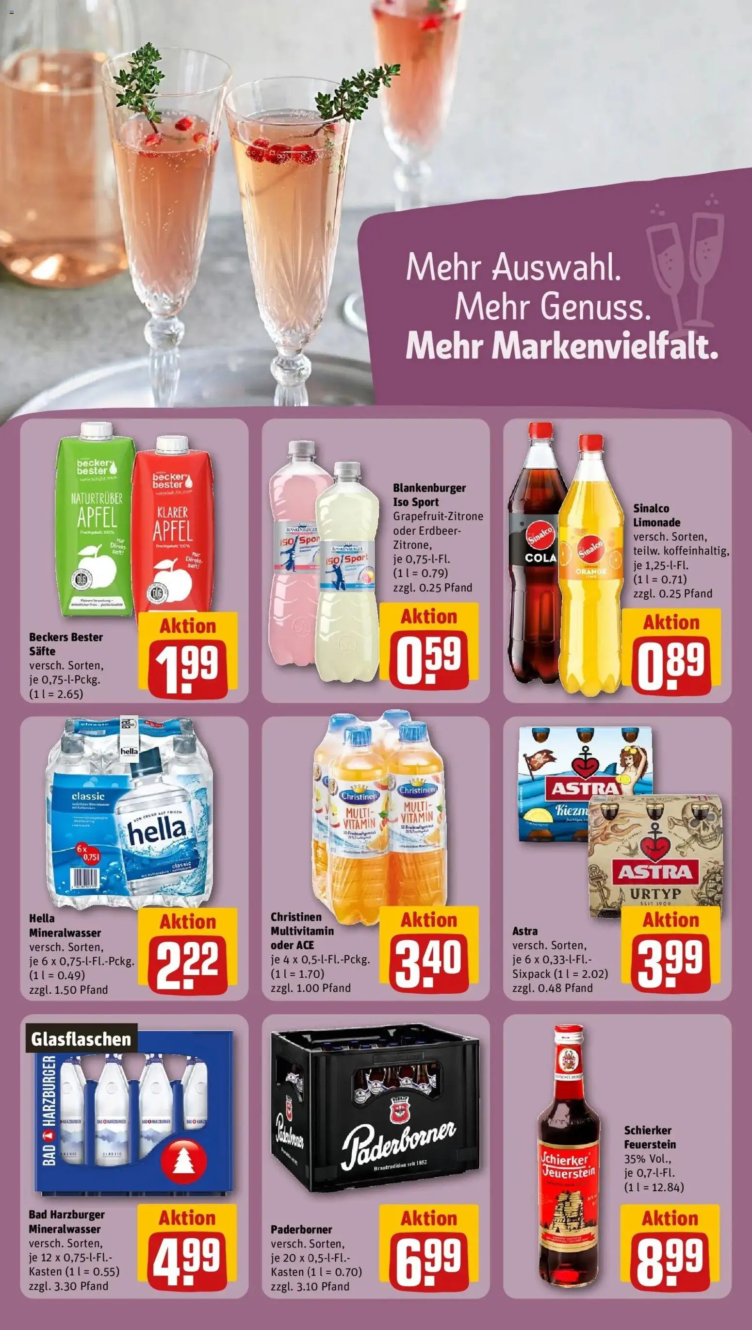 Rewe Prospekt Lengede	 – gültig ab 10.05.2026 | Seite: 19 | Produkte: Äpfel, Astra, Mineralwasser, Hella