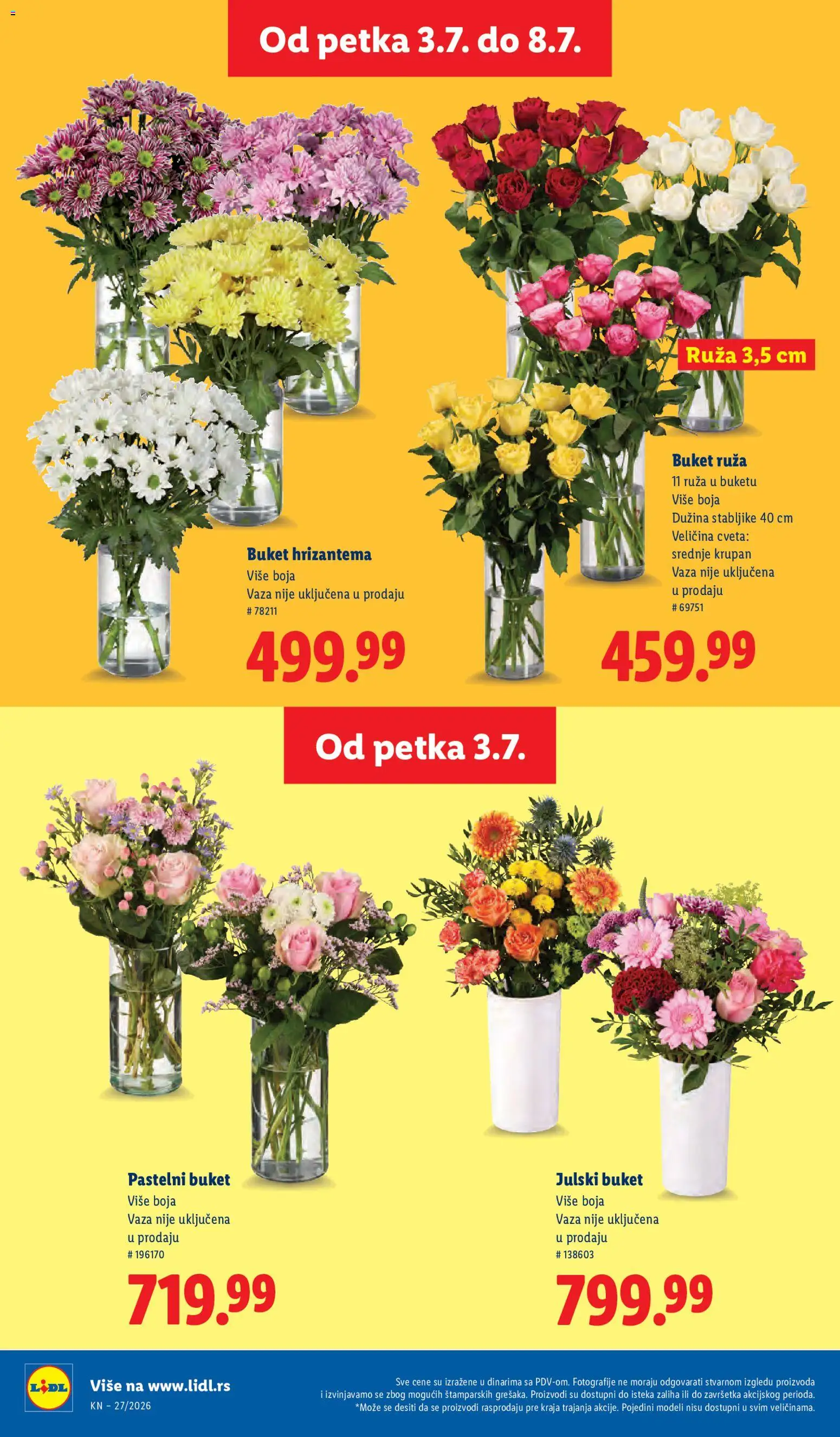 Lidl katalog - važi od 02.07.2026 | Strana: 90 | Proizvode: Vaza, Hrizantema