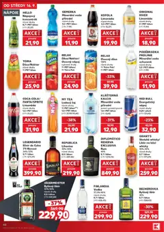Náhled letáku KOFOLA Limonáda, různé druhy 1,5 l PET láhev od 16.09.2026 | Strana: 40