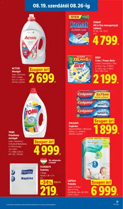 Lidl akciós újság - amely érvényes a következő dátumtól: 2026.08.19. | Oldal: 17