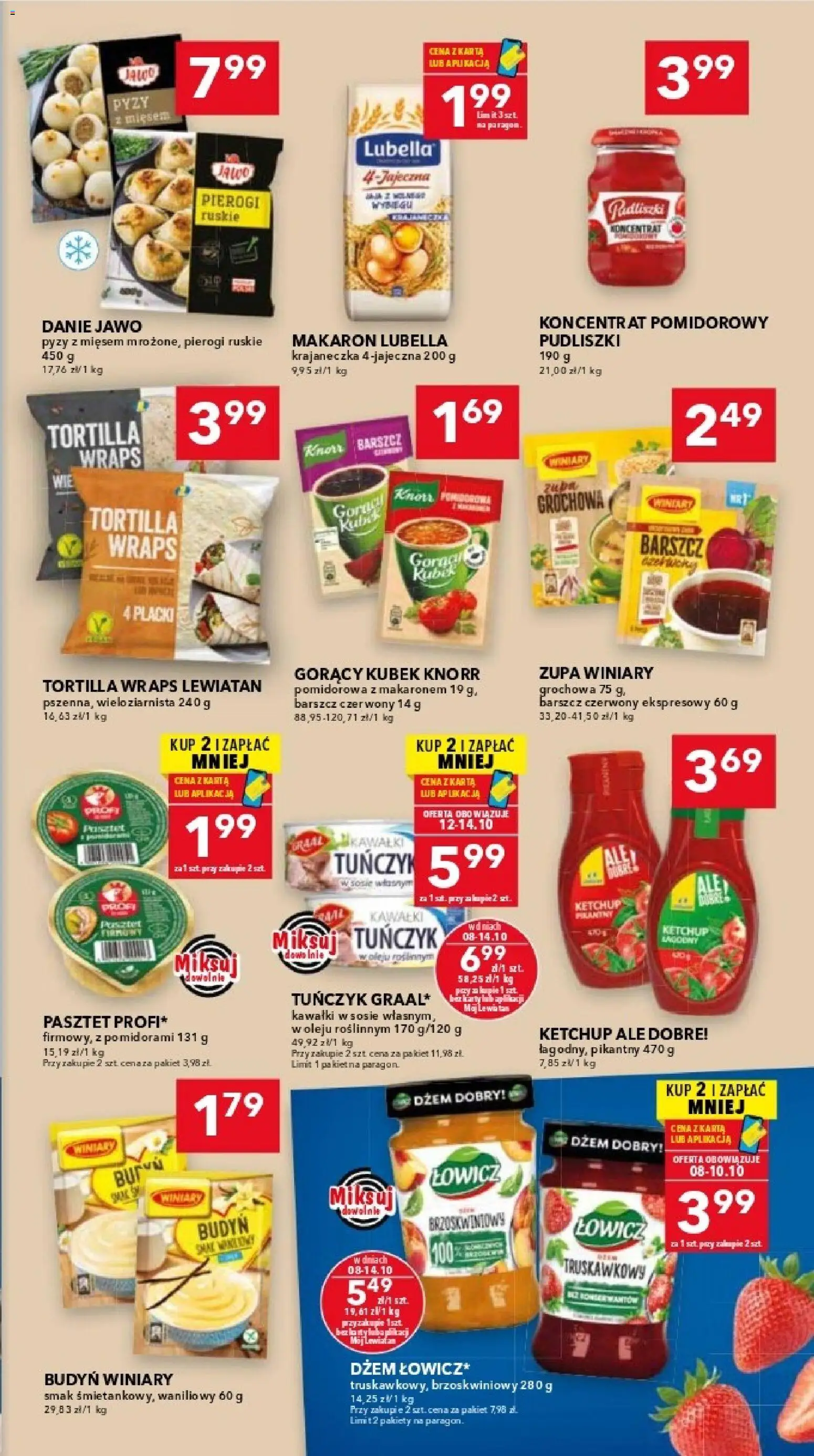 Lewiatan gazetka - Warszawa od 08.10.2026 | Strona: 5 | Produkty: Ketchup, Pierogi, Pyzy z mięsem, Pierogi ruskie