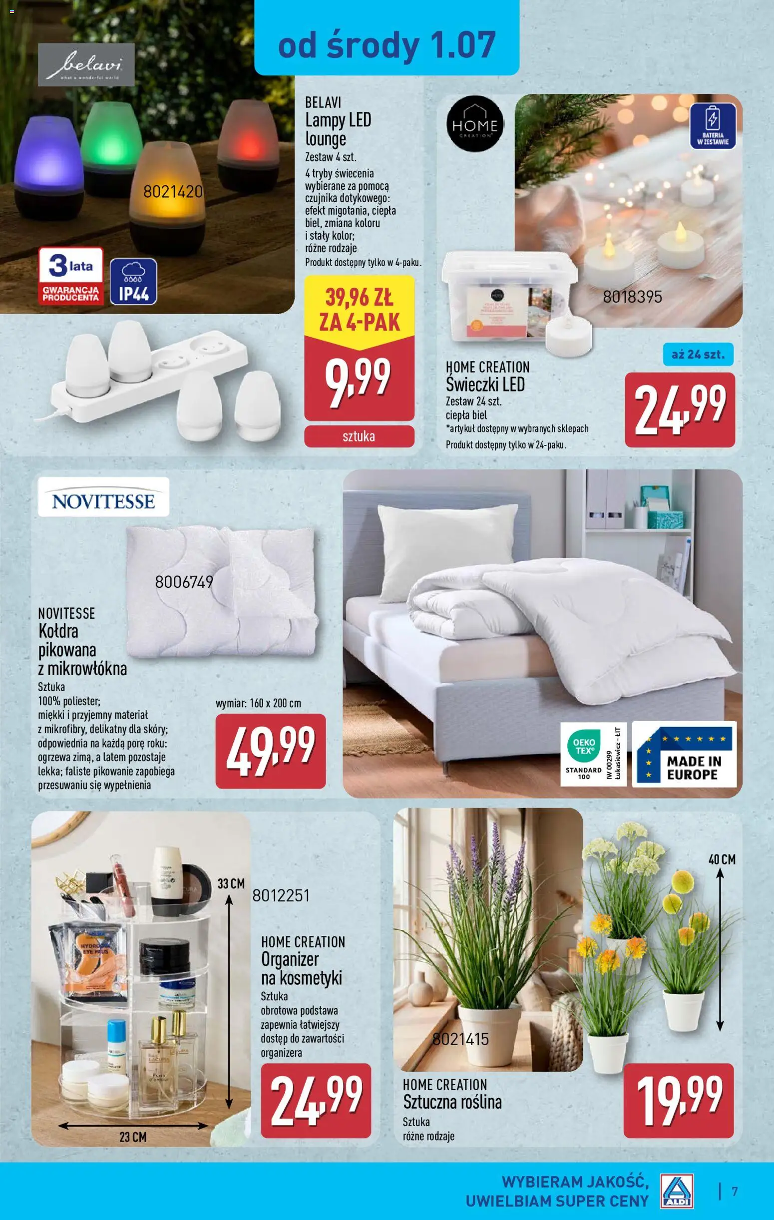 Aldi Polsko leták - Ostatnie sztuki w wybranych sklepach od 01.07.2026 | Strana: 7