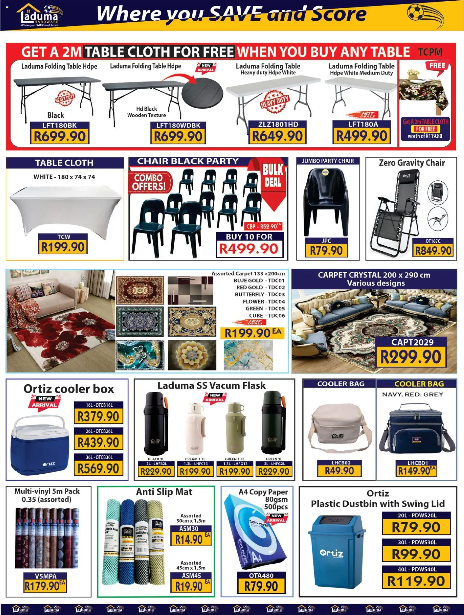 New Laduma Hardware catalogue – valid from 01.06.2026 | Page: 19 | Products: Chair, Adhesive, Gin, Cream