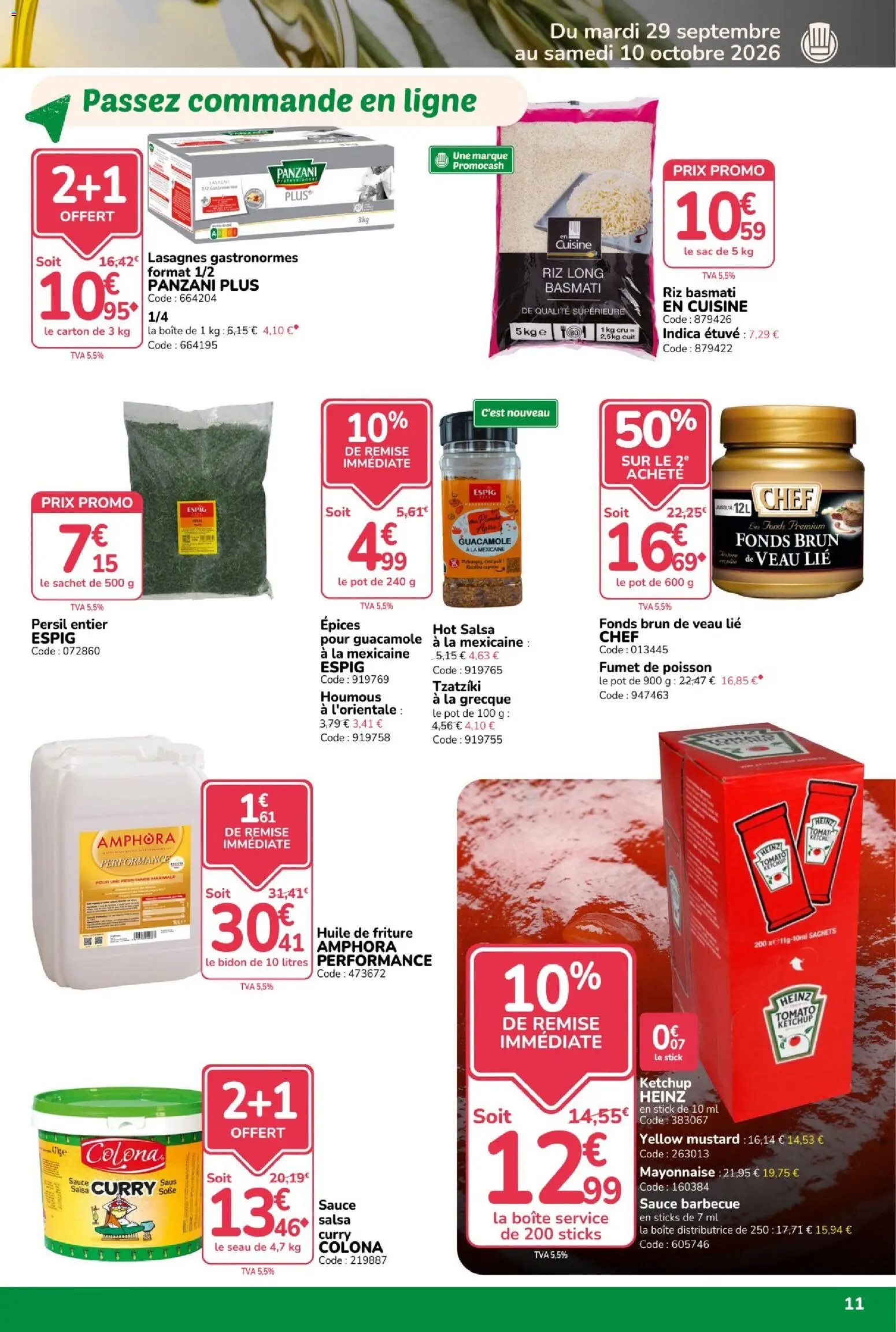{H1} | Page: 11 | Produits: Sauce barbecue, Barbecue, Persil, Épices