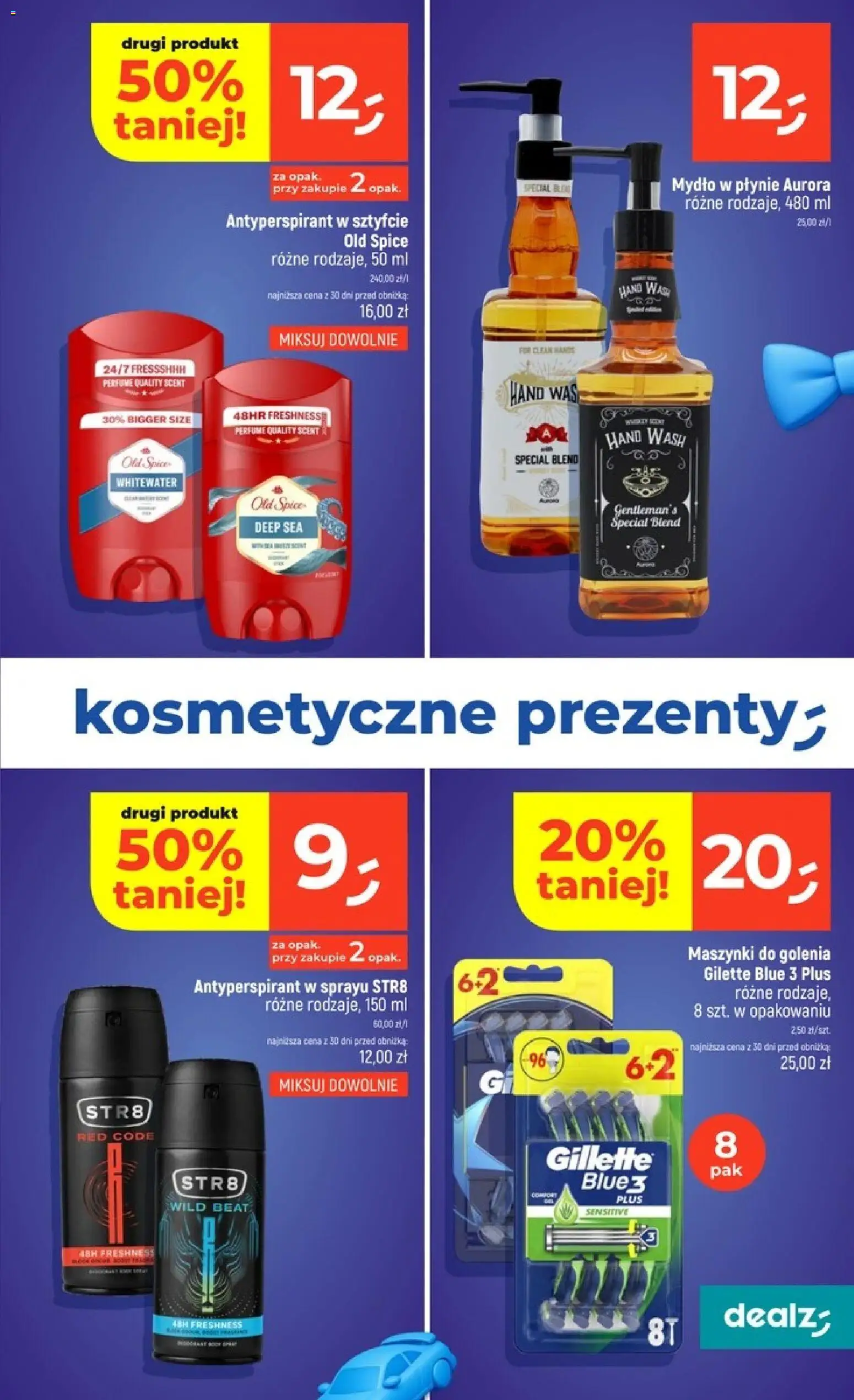 Dealz gazetka od 24.09.2026 | Strona: 21 | Produkty: Gillette, Maszynki do golenia, Antyperspirant, Old spice