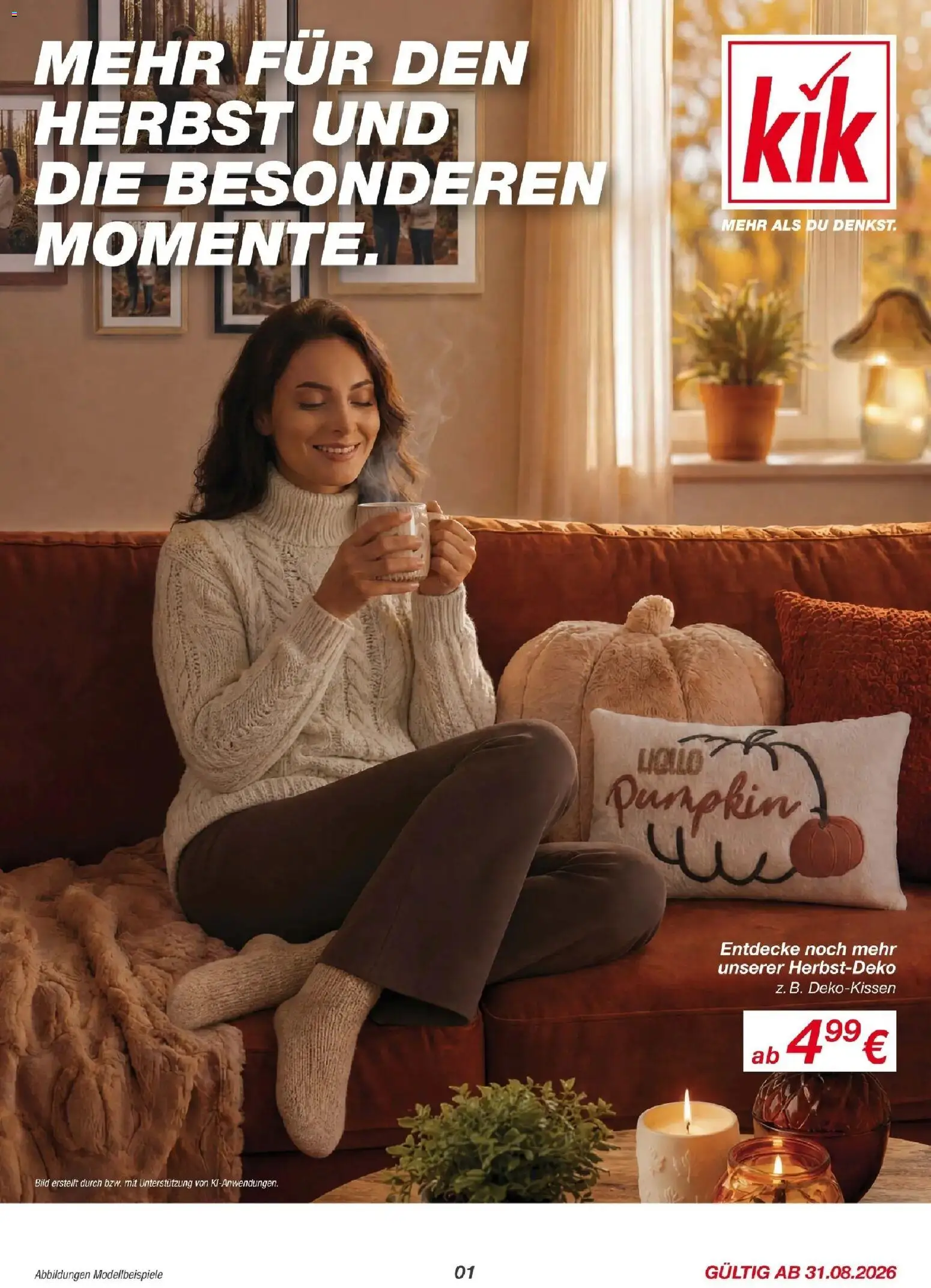 Kik - KiK: Mehr für den Herbst und die besonderen Momente (ab 28.08.2026) zum Blättern | Seite: 1