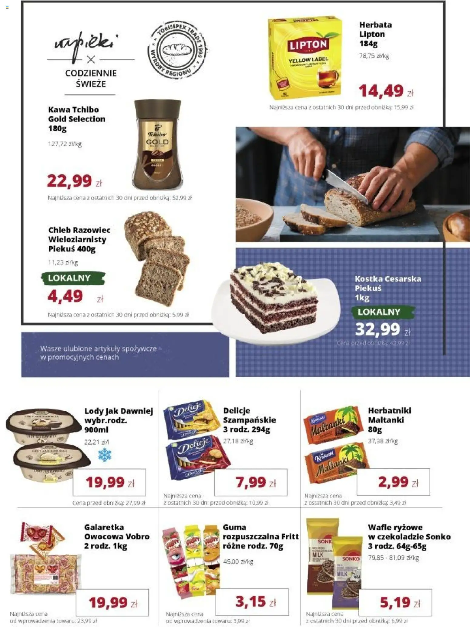 Torimpex gazetka od 07.09.2026 | Strona: 3 | Produkty: Galaretka, Wafle, Tchibo, Kawa