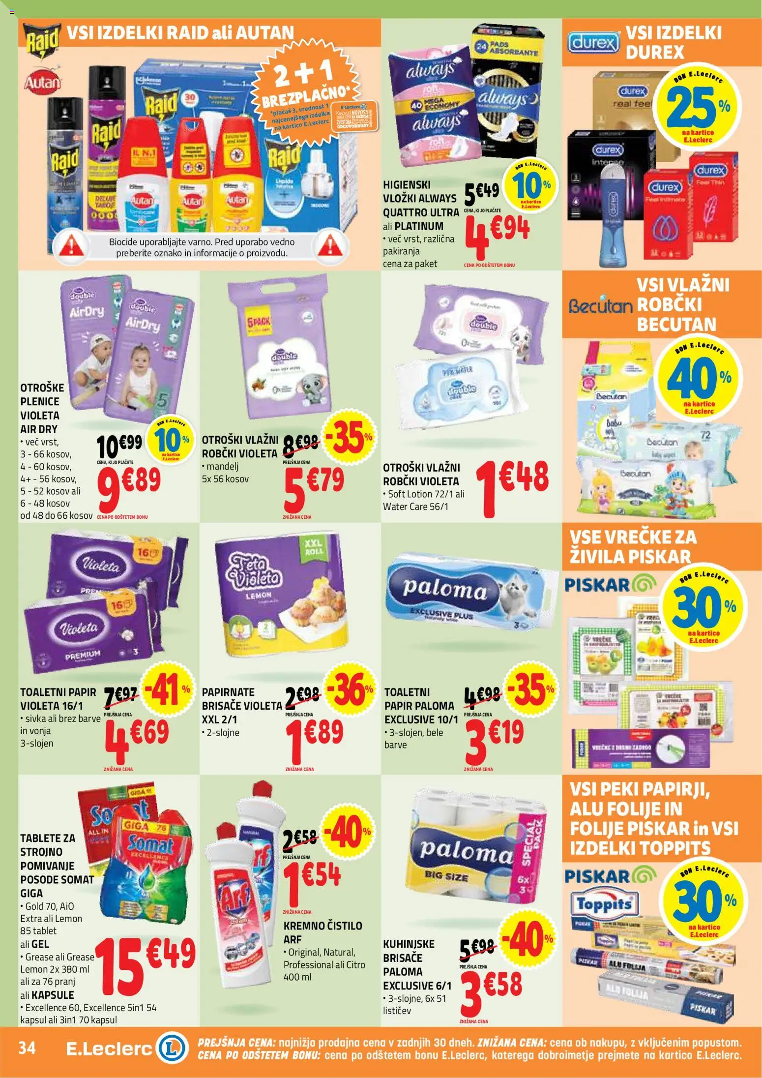 Novi E.leclerc katalog ponudbe – veljaven od 24.06.2026 | Stran: 34