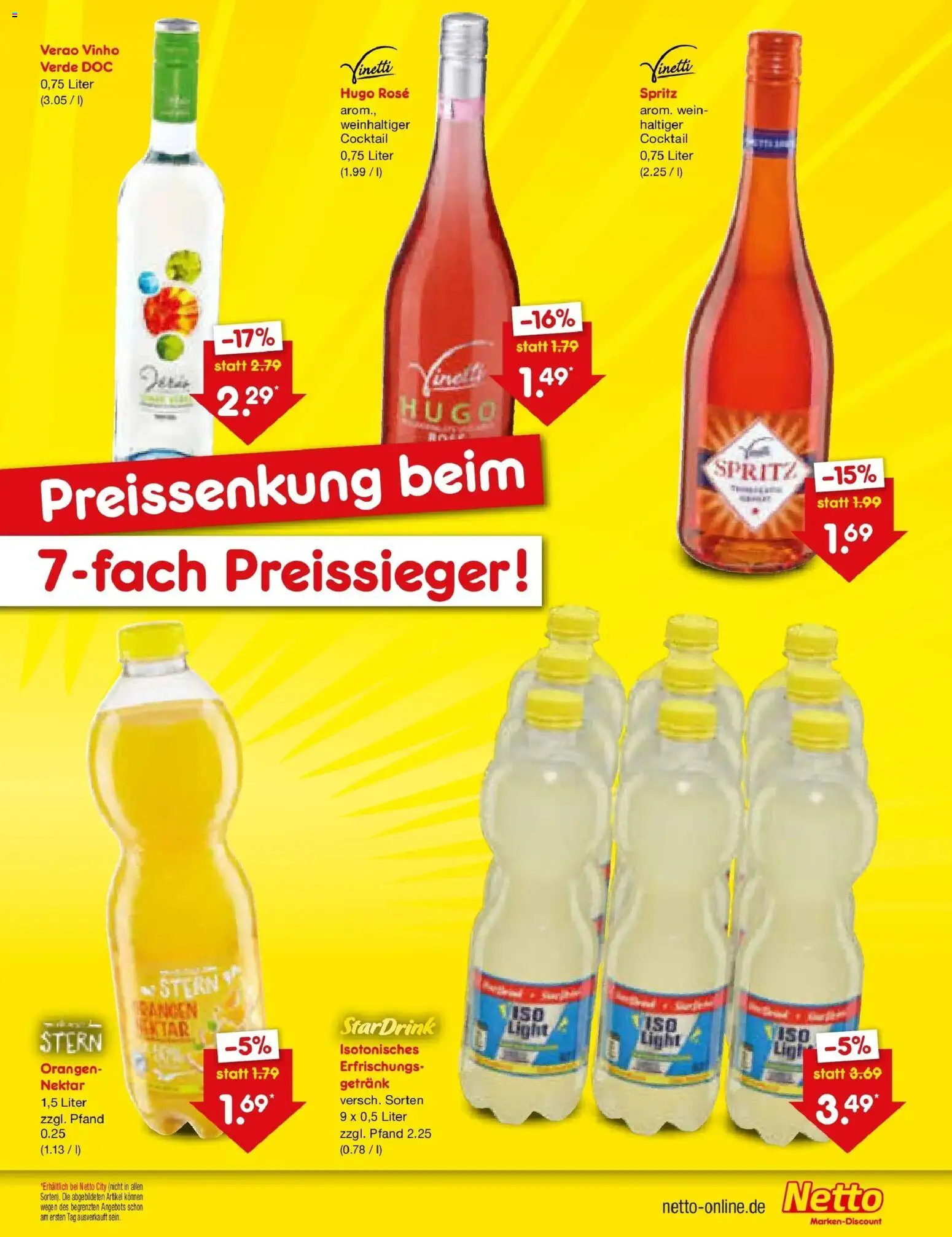 Netto Marken-Discount Prospekt Bad Friedrichshall – gültig ab 17.08.2026 | Seite: 5 | Produkte: Orangen, Wein, Hugo