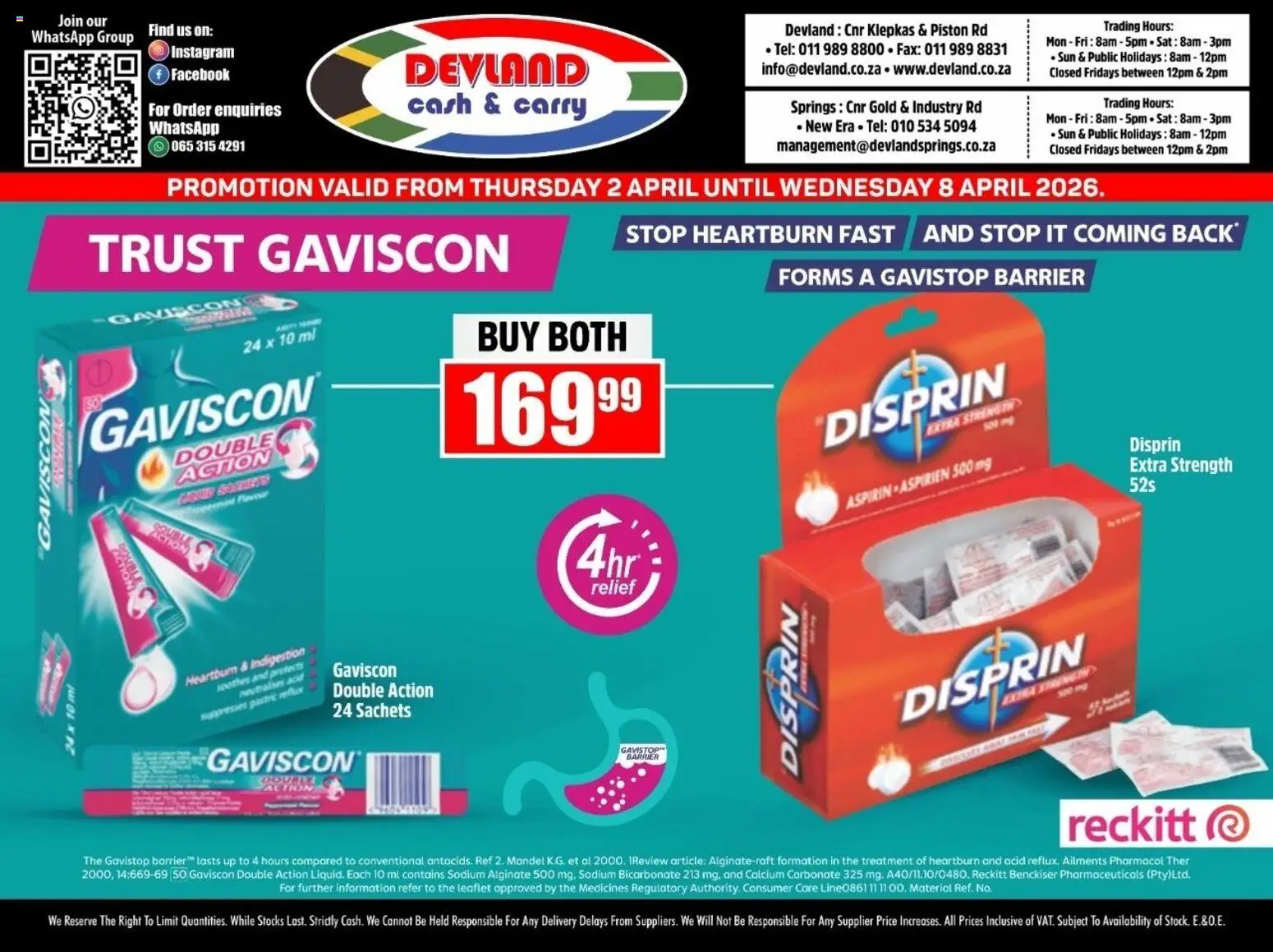 Devland Specials (02/04/2026 - 08/04/2026) Online