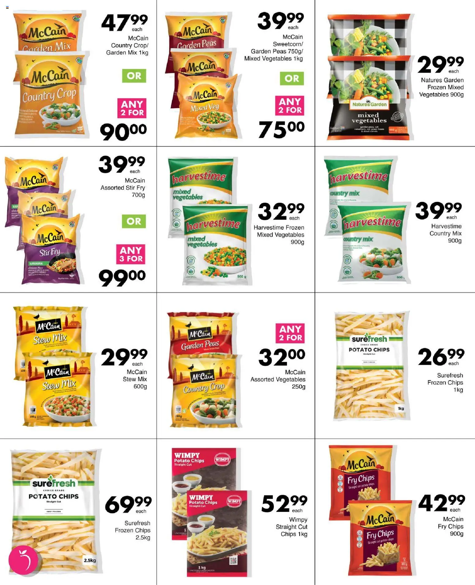 New Save catalogue – valid from 13/08/2026 | Page: 11 | Products: Beans, Chips, Vegetables