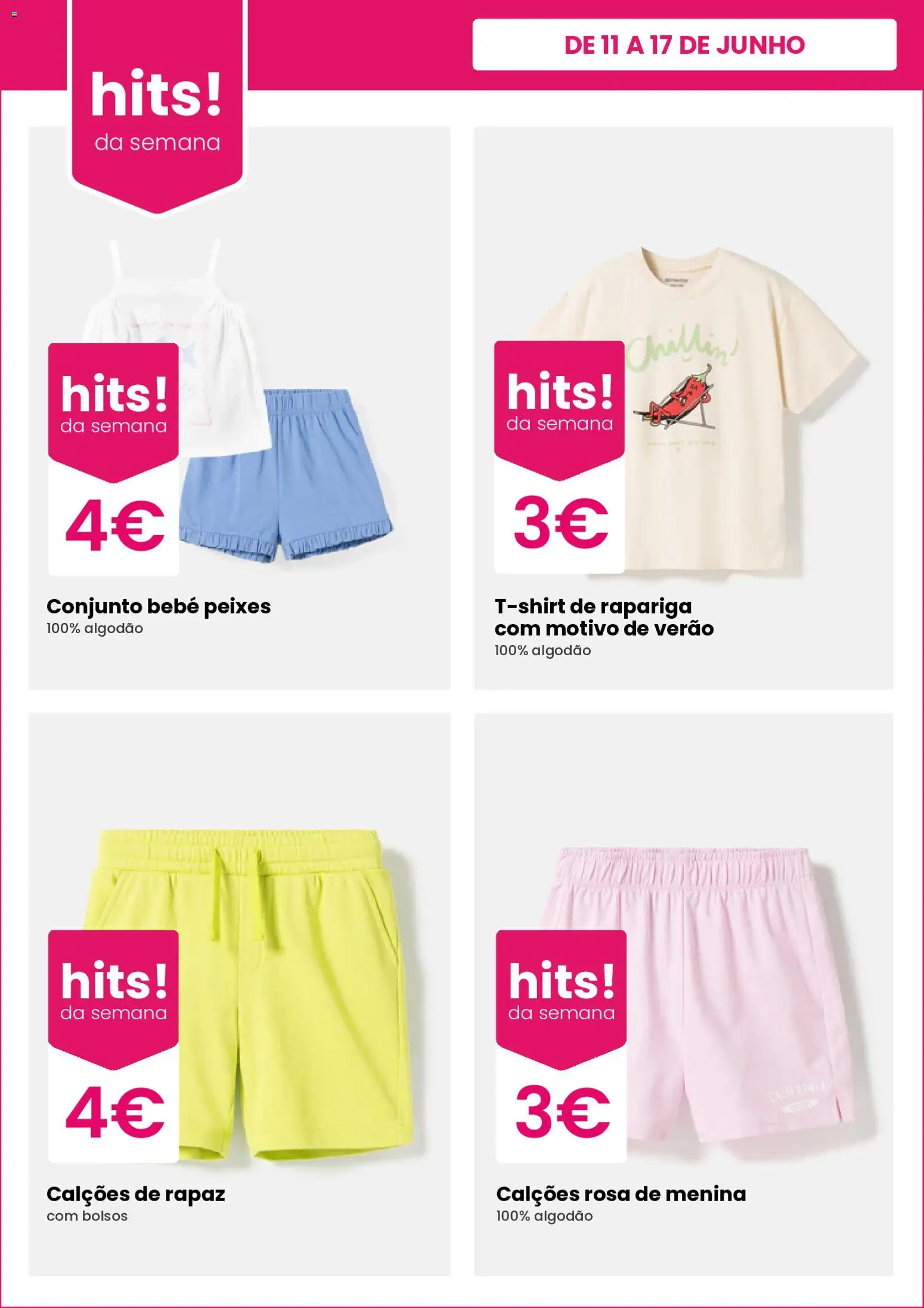 Pepco folheto │ válido de 11.06.2026 | Página: 5 | Produtos: Algodão, Calções