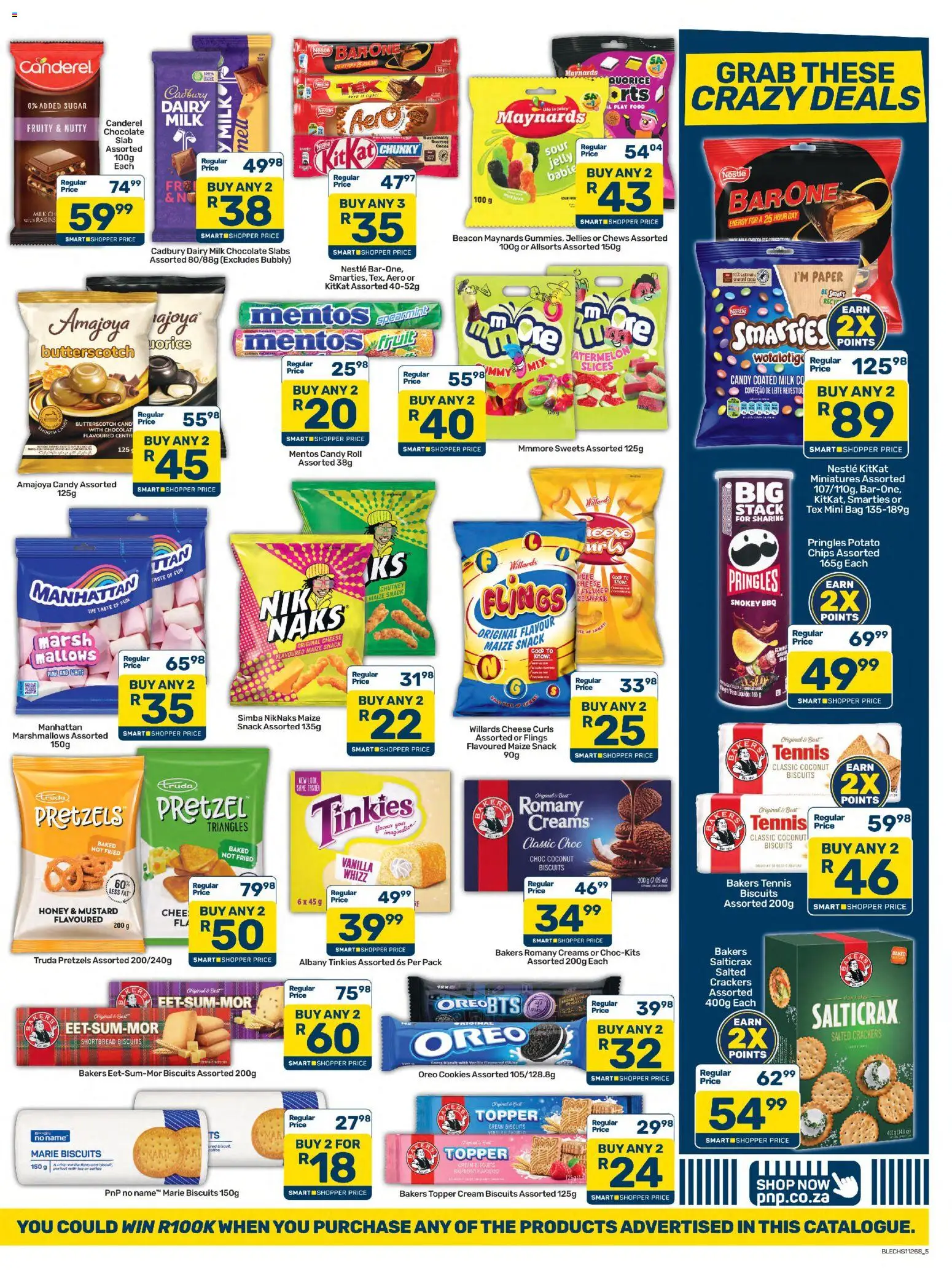 New Pick n Pay catalogue – valid from 25/09/2026 | Page: 5 | Products: Crackers, Oil, Water, Fillet