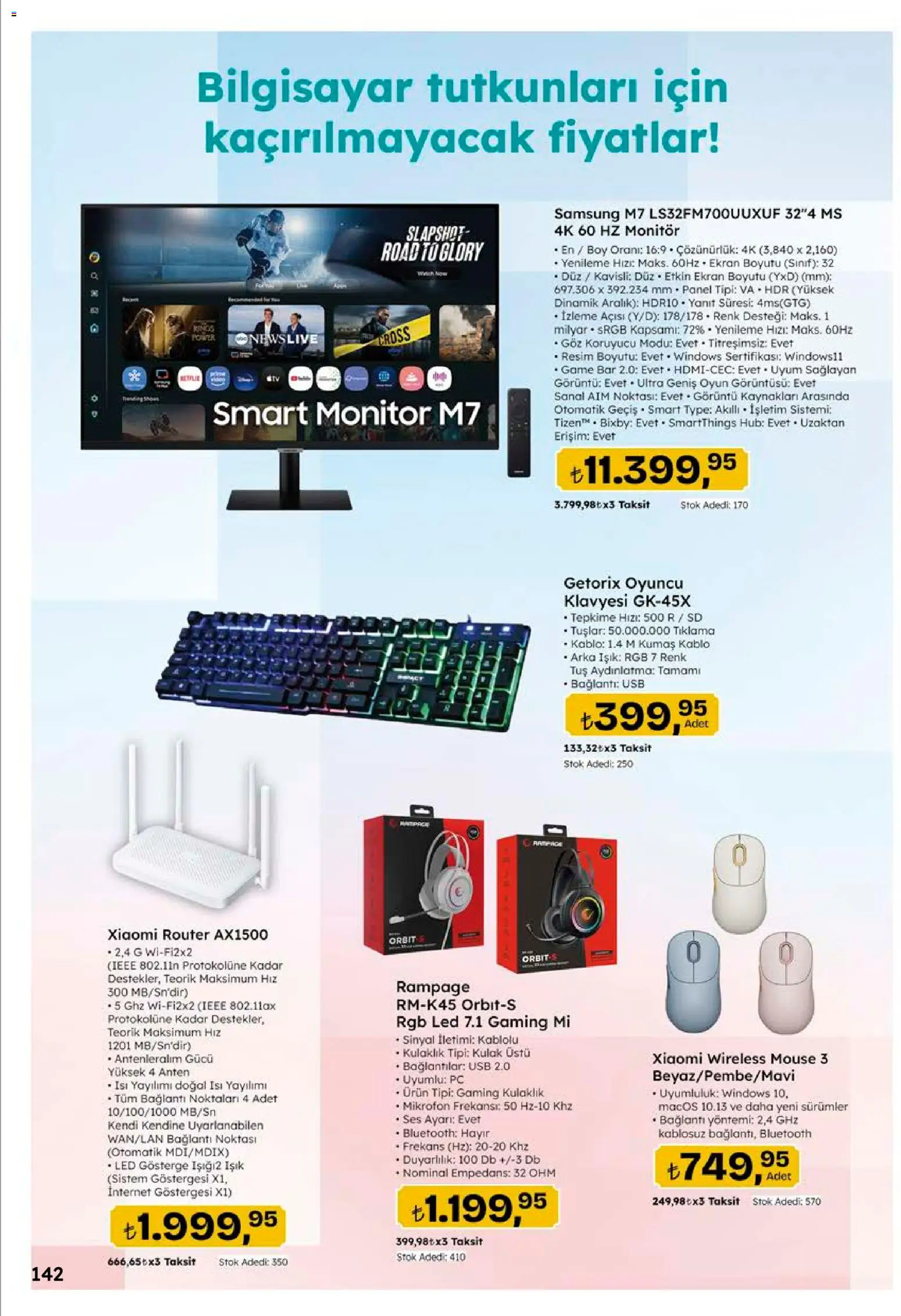 Migros Katalog - 5M Migroskop Dijital - 05 Ekim 2026 tarihinden itibaren geçerlidir | Sayfa: 142 | Ürünler: Bilgisayar, Ses, Mikrofon, USB
