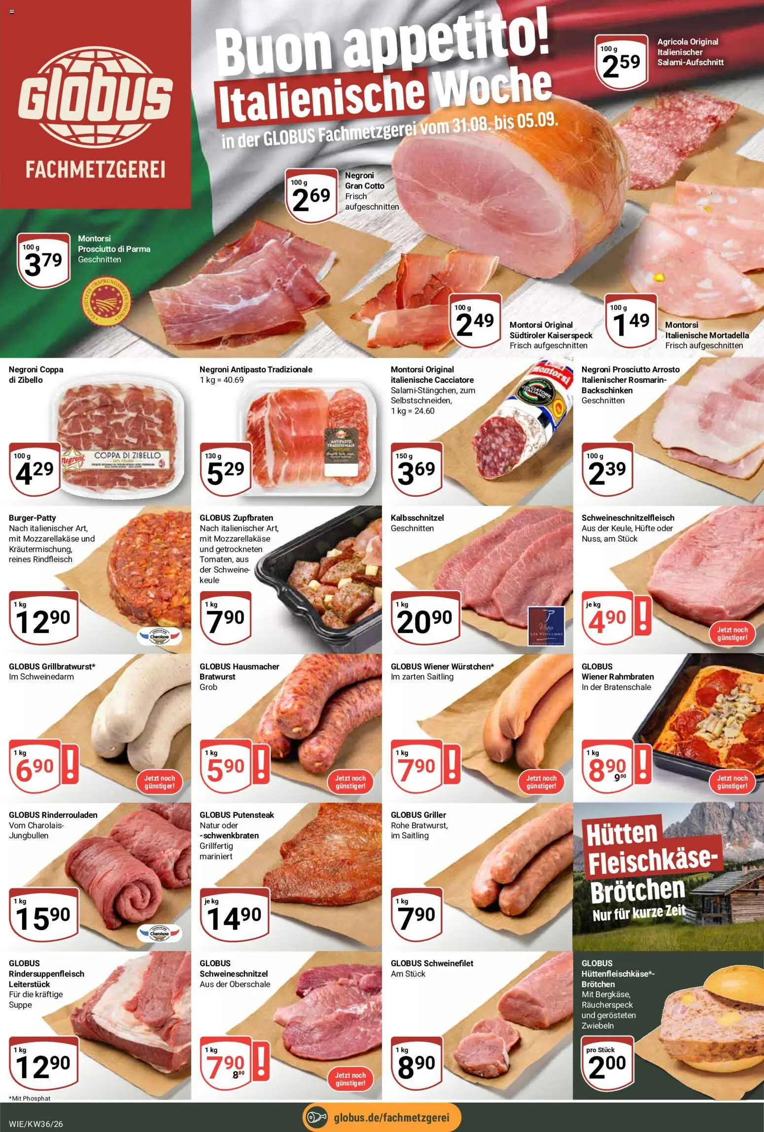 Globus Prospekt Waghäusel-Wiesental – gültig ab 31.08.2026 | Seite: 9 | Produkte: Rinderrouladen, Bratwurst, Schweinefilet, Rindfleisch