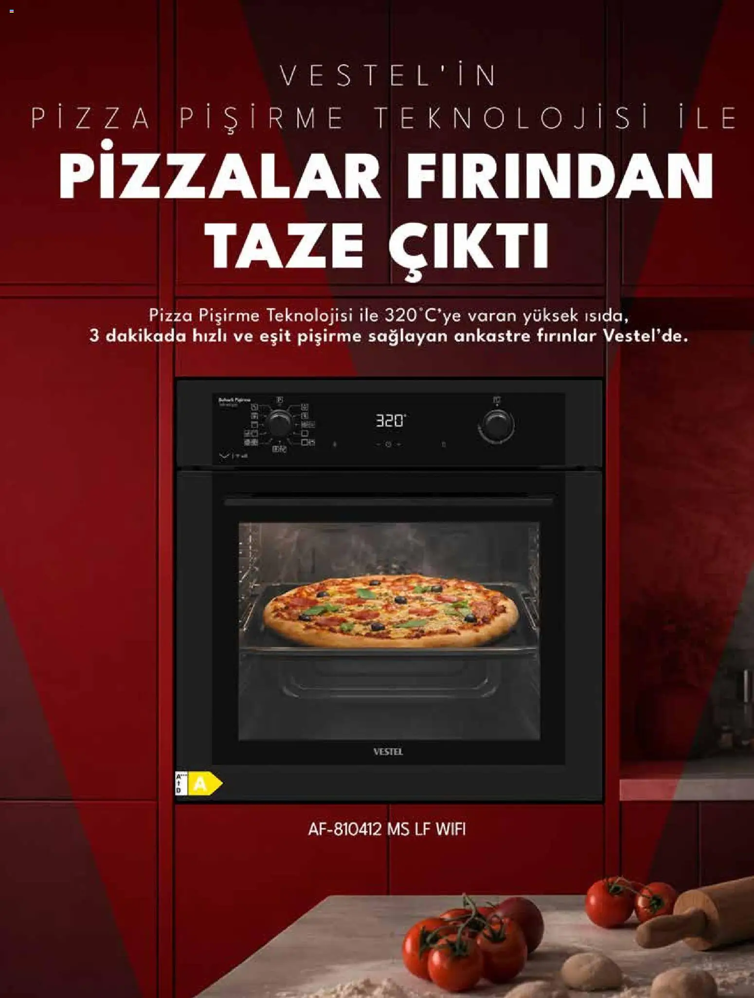 Vestel - Ankastre Ürünler - 02 Eylül 2026 tarihinden itibaren geçerlidir | Sayfa: 6 | Ürünler: Pizza