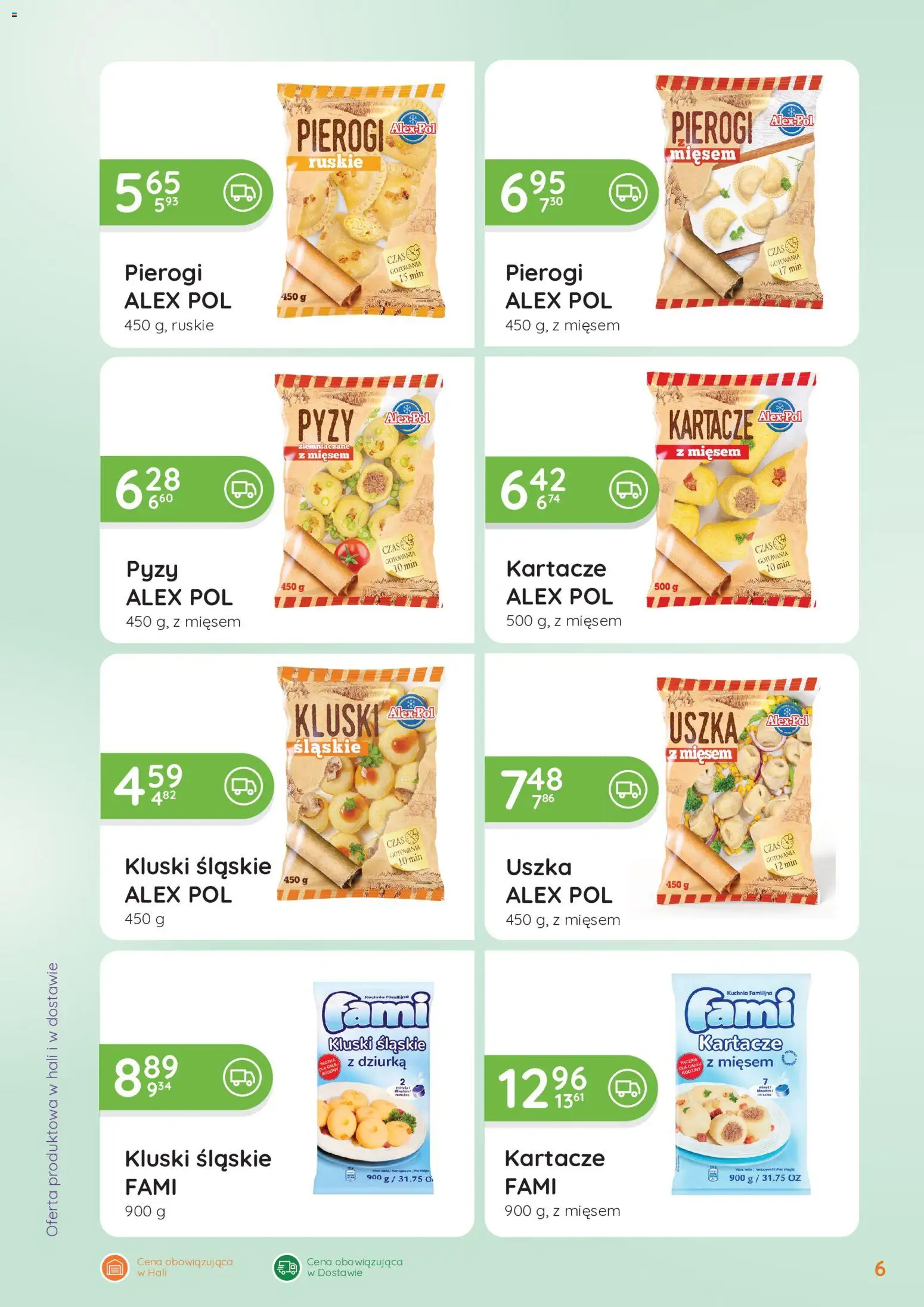 Eurocash gazetka - Oferta Handlowa od 01.06.2026 | Strona: 6 | Produkty: Pierogi, Kluski śląskie