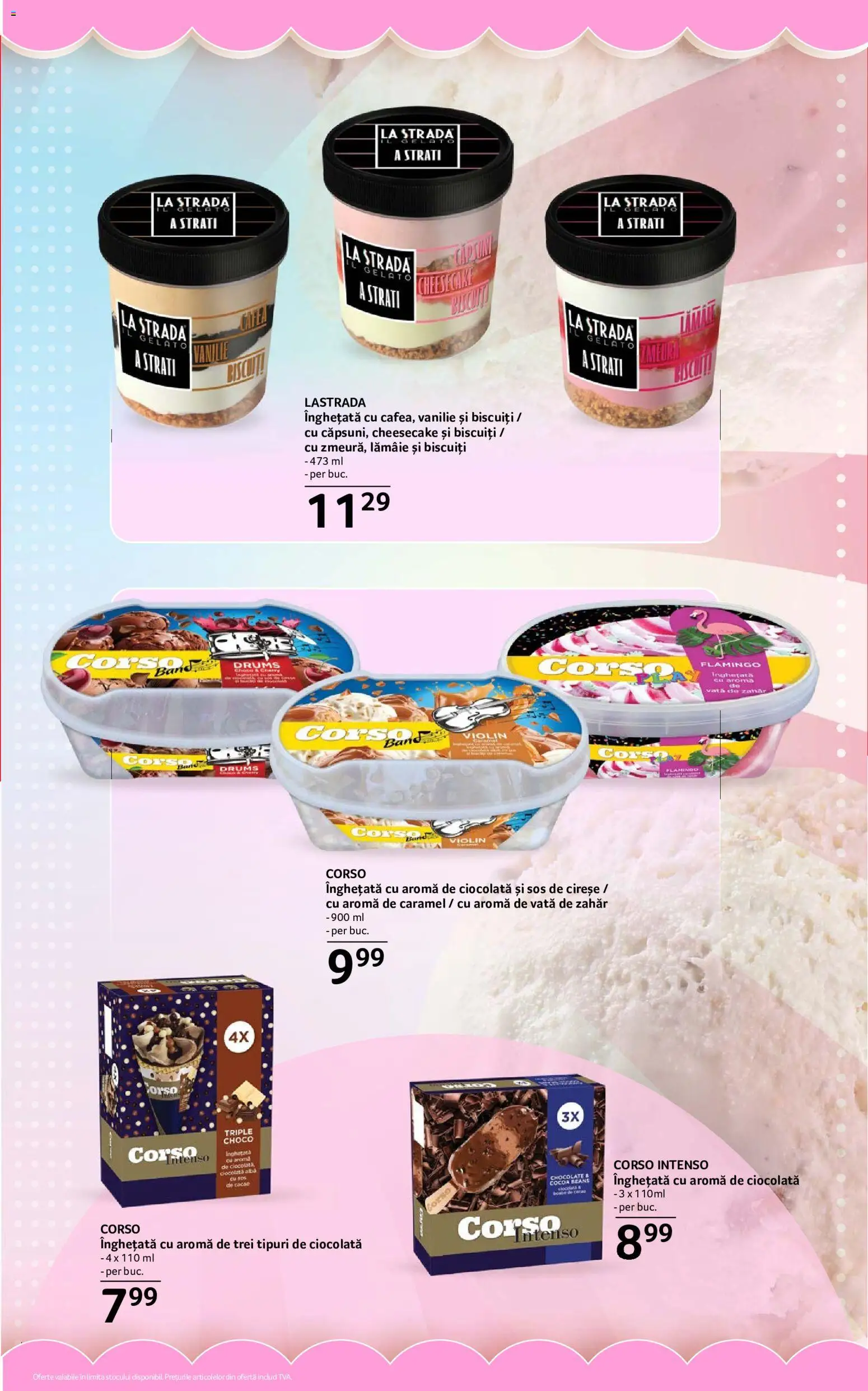 Noul catalog Selgros – valabil de la 24.07.2026 | Pagină: 11 | Produse: Biscuiți, Înghețată, Sos, Zahăr