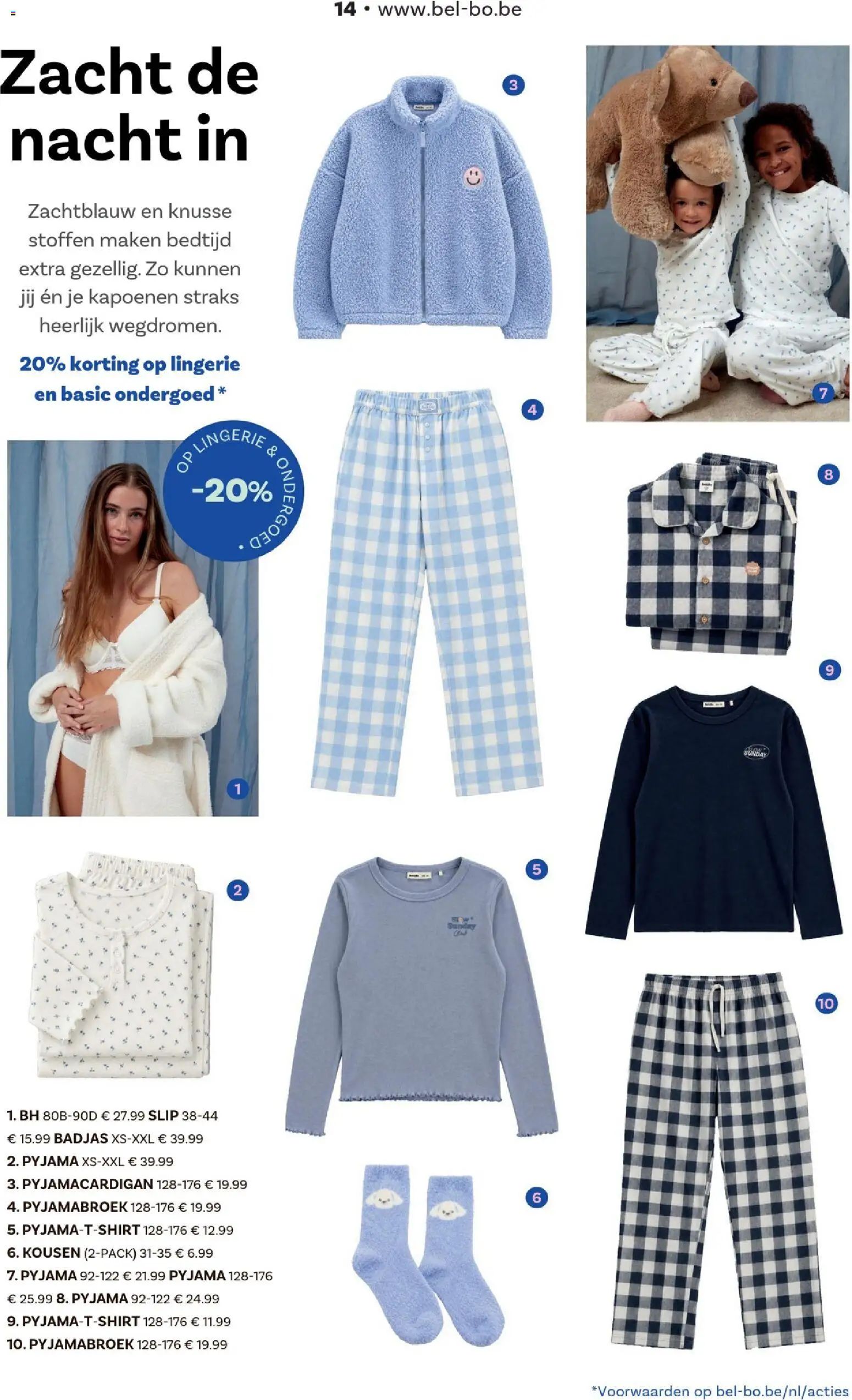 {H1} | Pagina: 14 | Producten: Badjas, Slip, Bh, Pyjama
