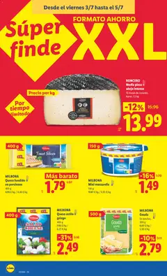 Vista previa MILBONA Queso fundido en porciones, Queso fundido en porciones. válido desde el 29/06/2026 | Página: 36