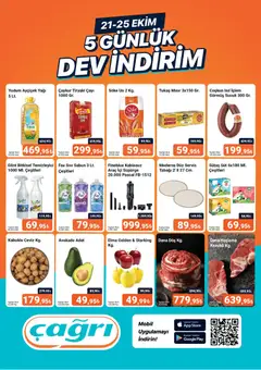 21 Ekim 2026 tarihinden itibaren geçerli olan Çağrı Market kataloğu önizlemesi