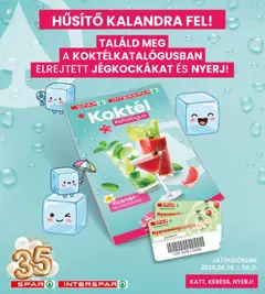 Interspar akciós újság - amely érvényes a következő dátumtól: 2026.08.19. | Oldal: 29 | Termékek: Koktél