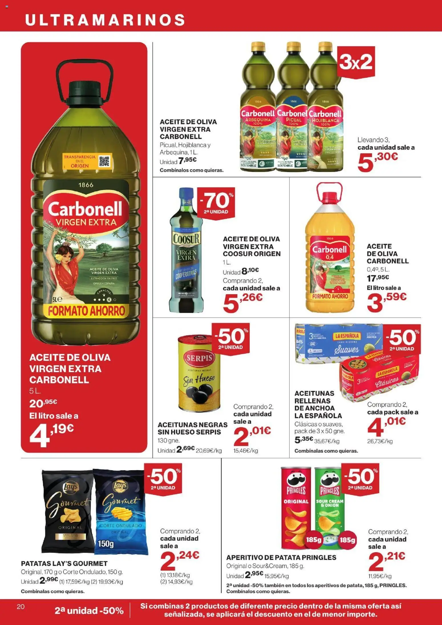 Supercor Canarias │ válido desde el 24/09/2026 | Página: 20 | Productos: Aceitunas, Aceite, Aceite de oliva, Aceite de oliva virgen extra