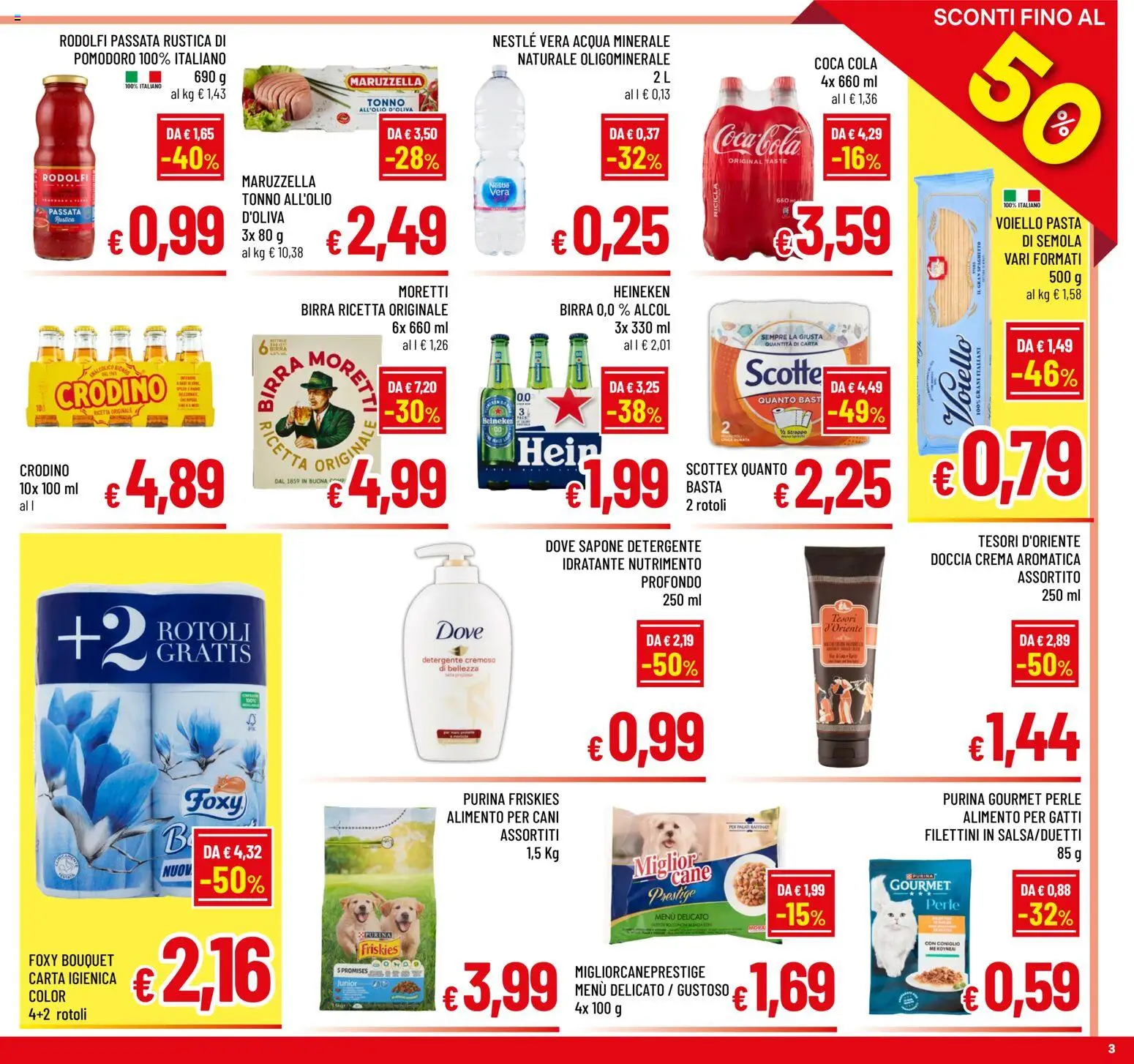 Volantino A&O del 10.06.2026 | Pagina: 3 | Prodotti: Crema, Birra, Detergente, Tonno
