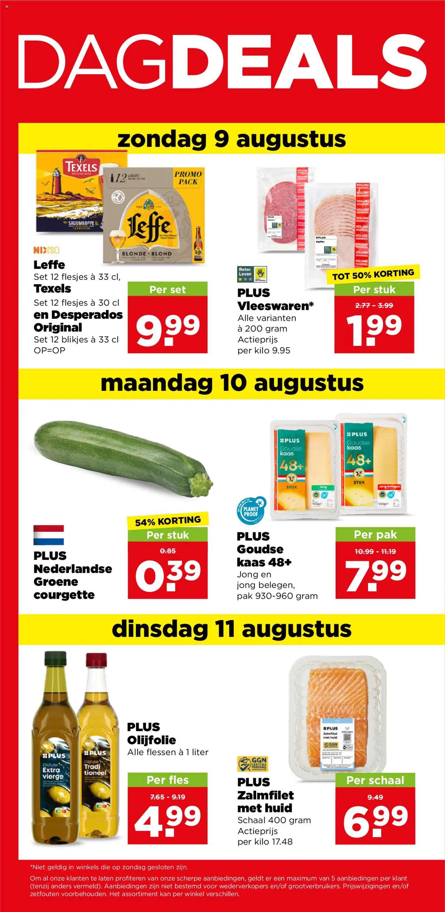 {H1} | Pagina: 31 | Producten: Courgette, Fles, Olijfolie, Zalmfilet