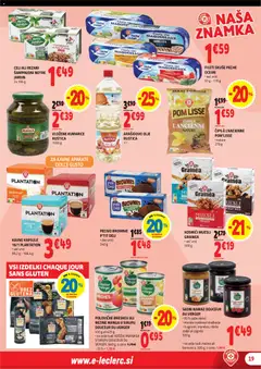E.leclerc katalog akcije – veljaven od 20.05.2026 | Stran: 19 | Izdelki: Namaz, Kavne kapsule, Olje, Cips