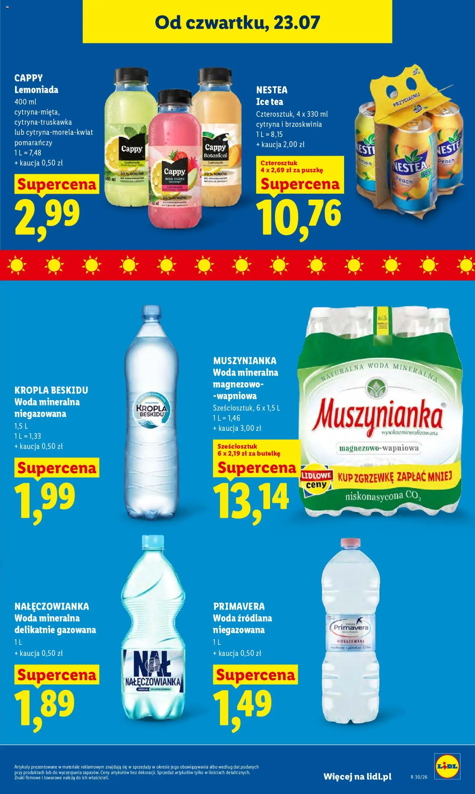 Lidl Polsko leták od 23.07.2026 | Strana: 77 | Produkty: Nestea, Ice tea