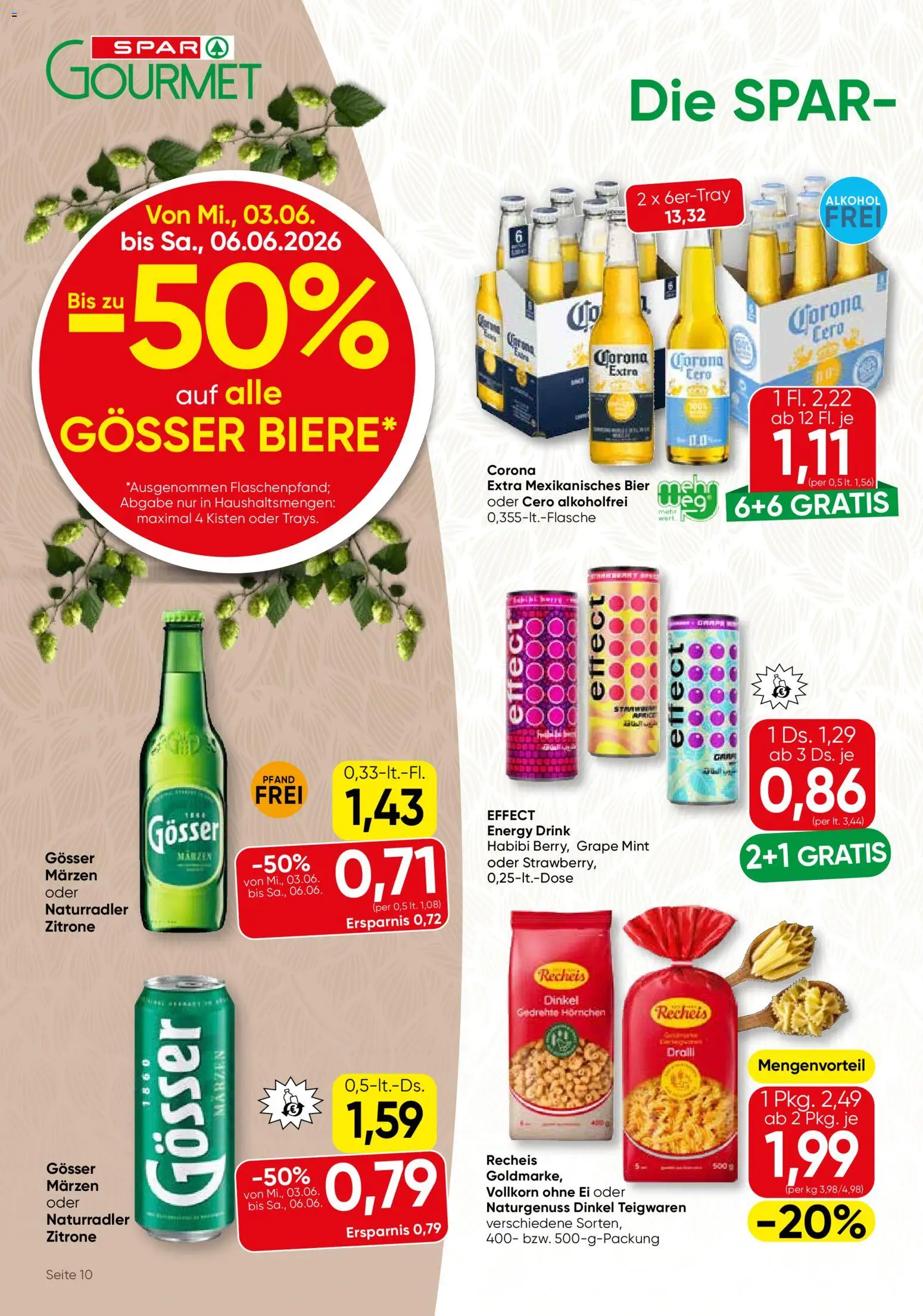 SPAR Gourmet Flugblatt gültig ab 03.06.2026 | Seite: 10