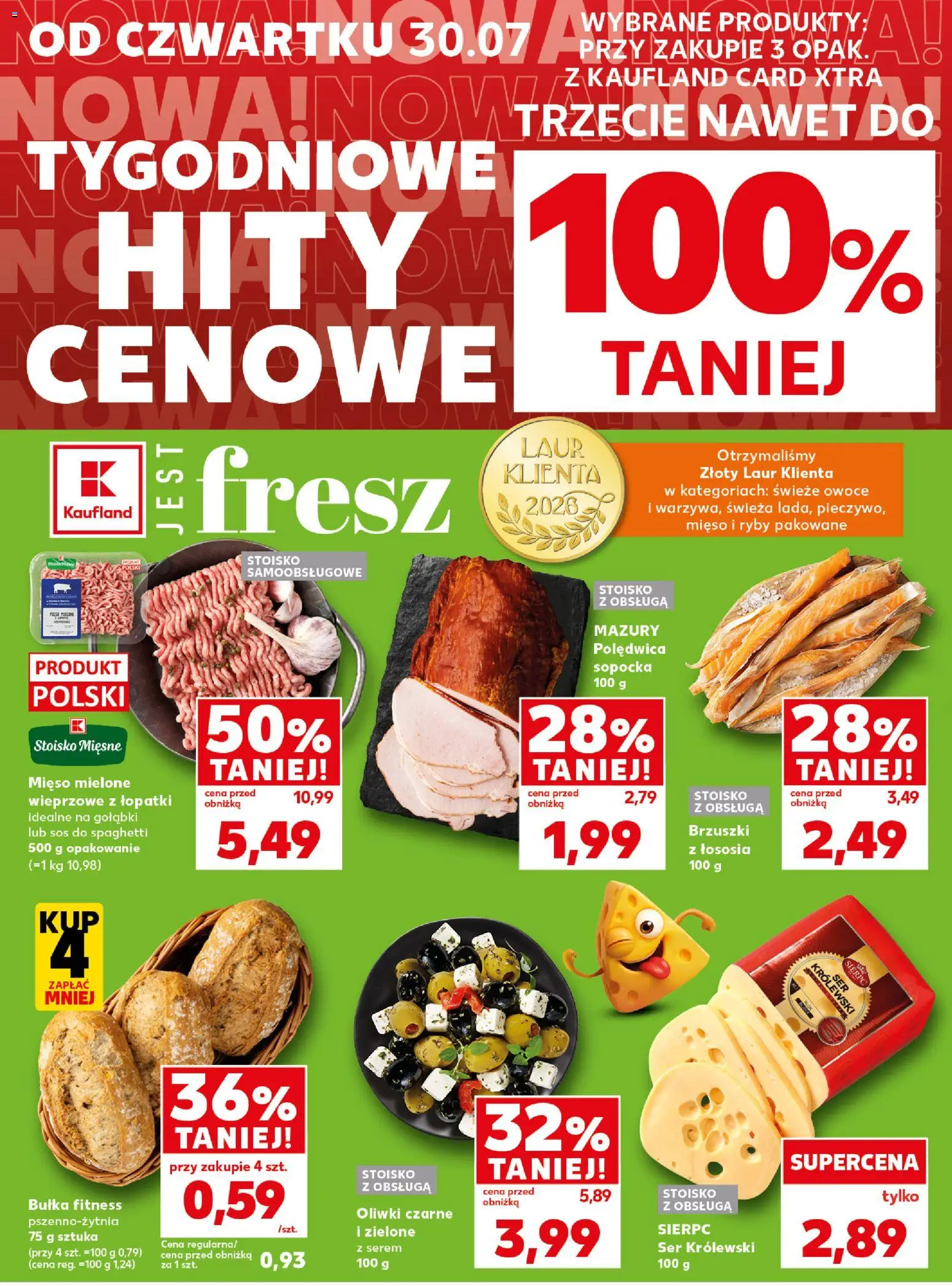 Kaufland Polsko leták - Mocny start od 03.08.2026 | Strana: 8 | Produkty: Ryby
