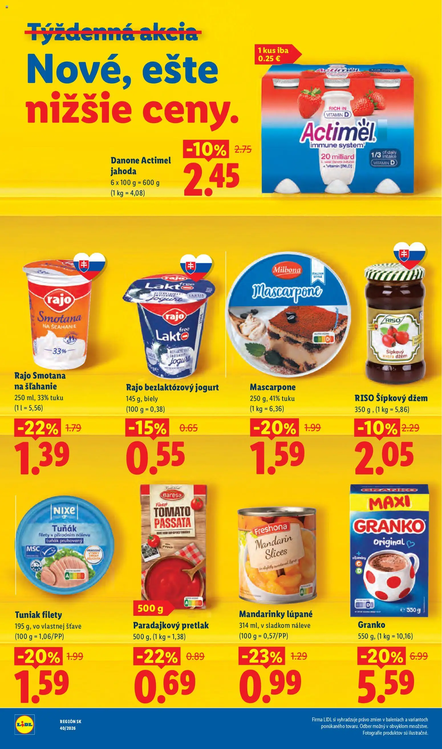 Nové Lidl akcie – leták je platný od 28.09.2026 | Strana: 6