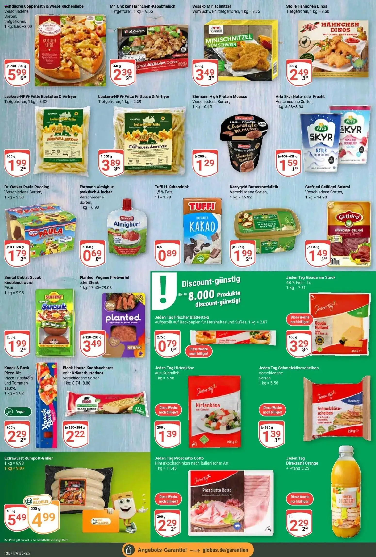 Globus Prospekt Bochum-Riemke – gültig ab 24.08.2026 | Seite: 17 | Produkte: Butter, Skyr, Backofen, Fritteuse