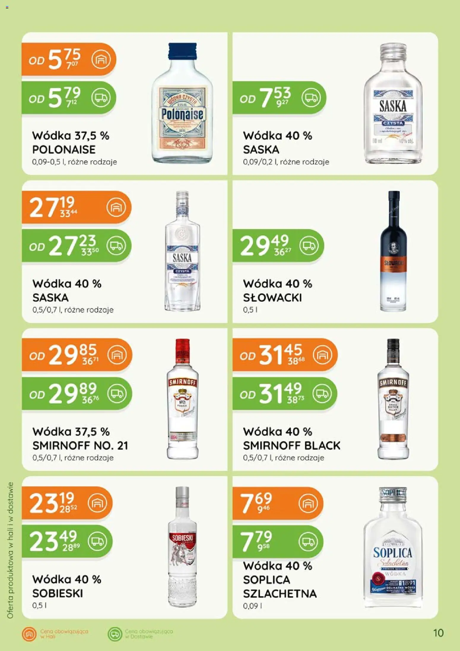 Eurocash gazetka - Katalog Alkoholowy od 01.06.2026 | Strona: 10 | Produkty: Soplica wódka, Wódka