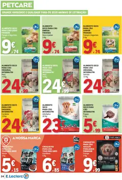 Pré-visualização E.Leclerc folheto válido de 08/10/2026 | Página: 34 | Produtos: Frango, Peru, Ómega, Salmão